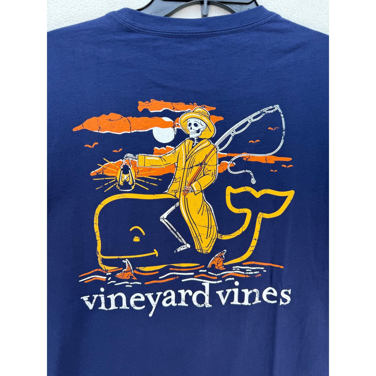 Vineyard Vines VINEYARD VINES MEN'S SMALL NAUTICAL NAVY FISHERMAN SKELETON Size US S / EU 44-46 / 1 - 4 Thumbnail