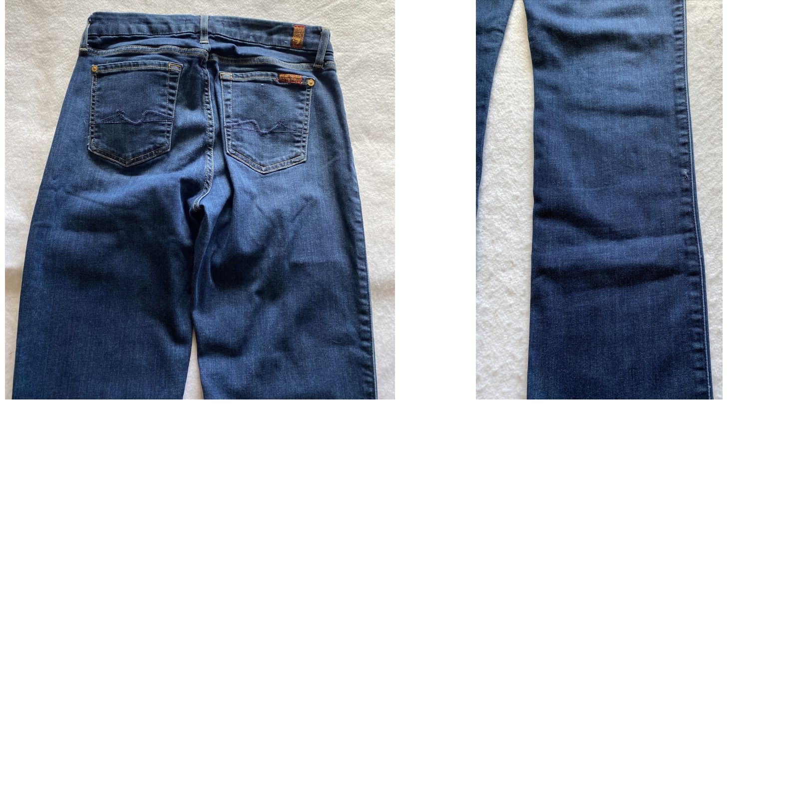7 For All Mankind 7 For All Mankind Jeans Women’s Jeans Skinny Regular 30 30 29 Blue Stretch Womens Slim Straight 90s? Size 30" / US 8 / IT 44 - 8 Thumbnail