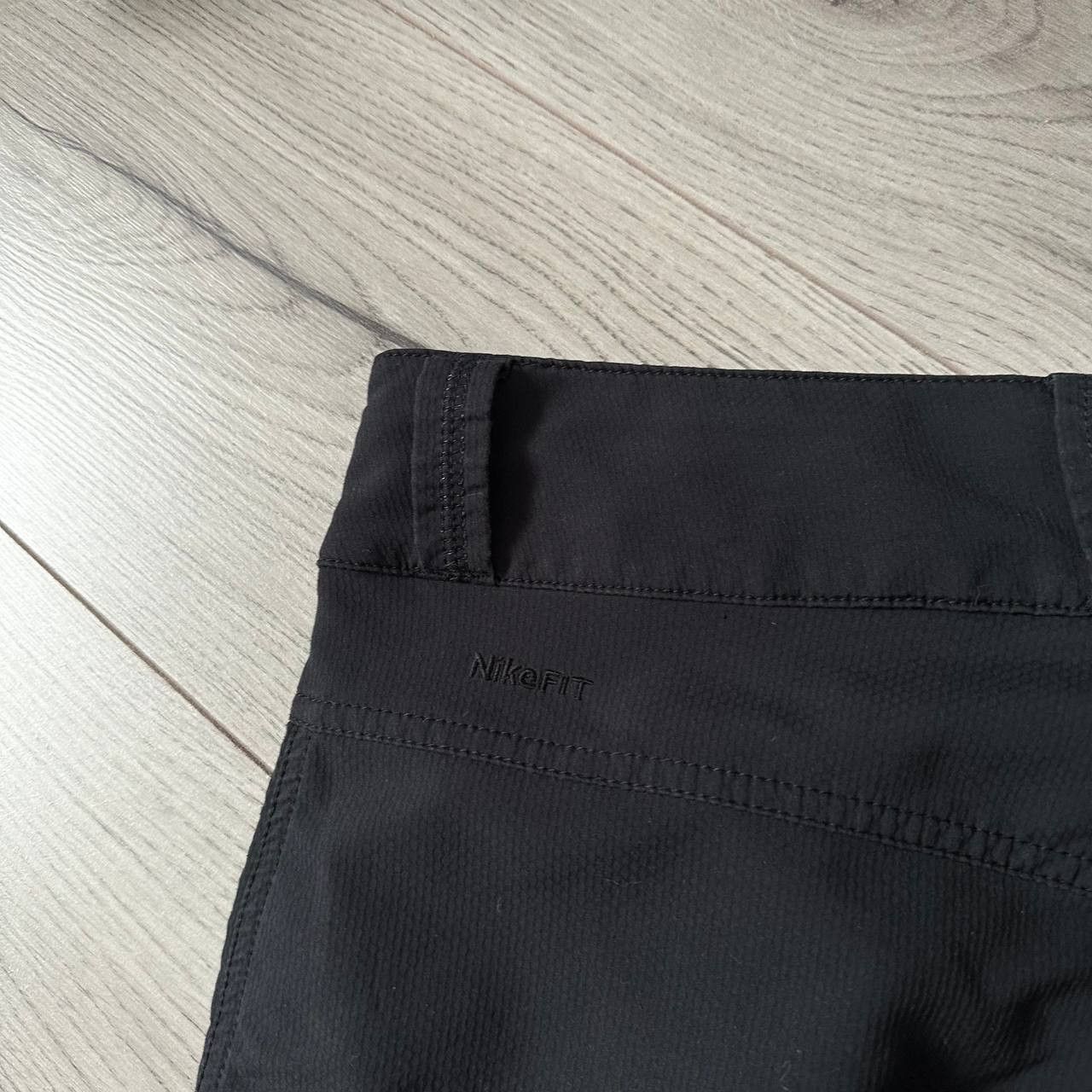 Nike × Vintage Nike y2k Vintage Drill Track Pants Baggy Boxy Swoosh Logo Size US 34 / EU 50 - 12 Thumbnail