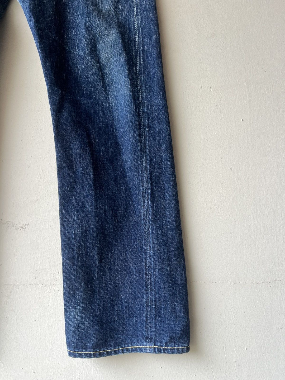 Full Count & Co. Vintage Full Count Japan Fade Blue Denim Selvedge Jeans Size US 31 - 17 Thumbnail
