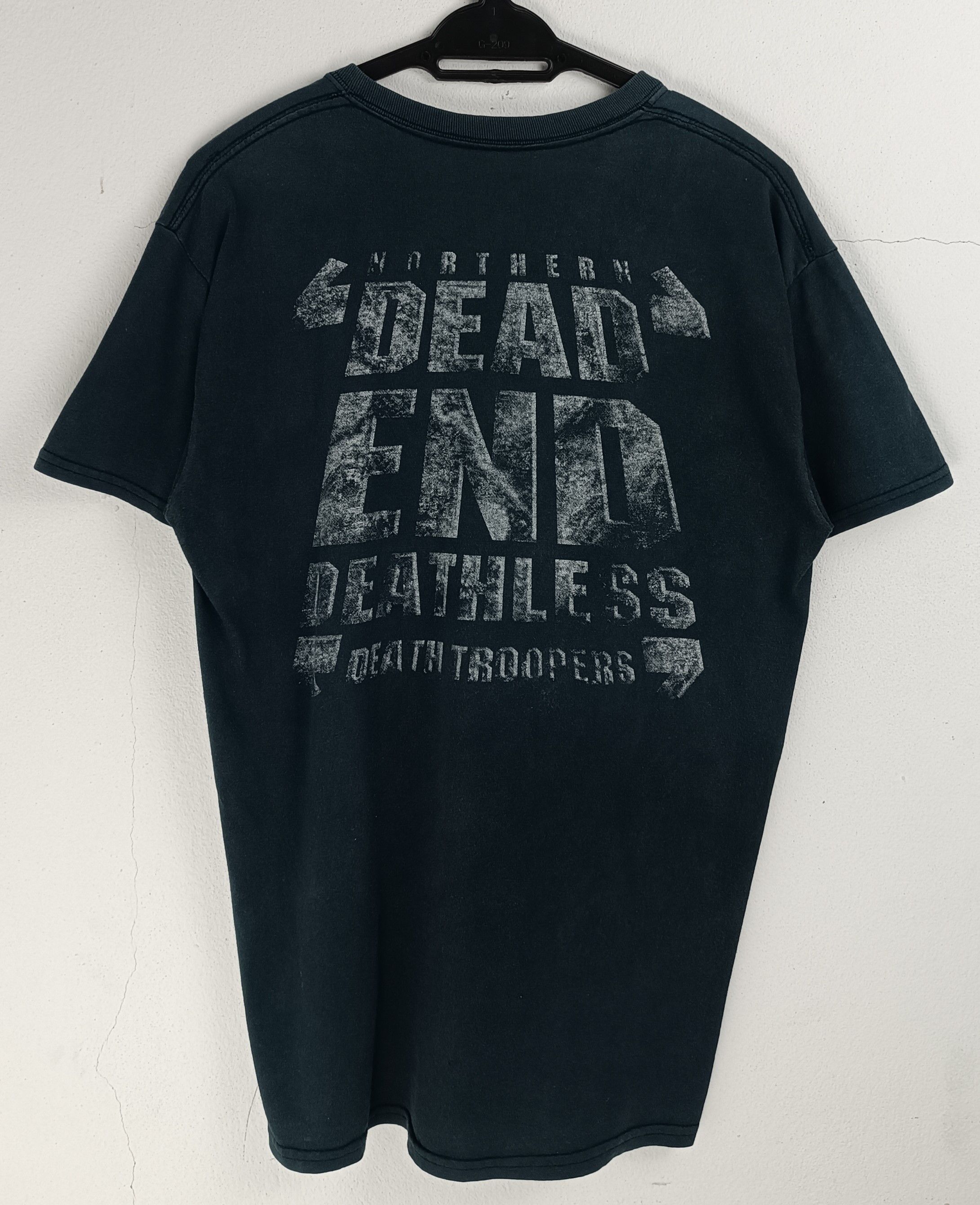 Vintage VINTAGE DEADEND DEATHLESS PUNK METAL MASK ROCK TEE Size US M / EU 48-50 / 2 - 4 Thumbnail