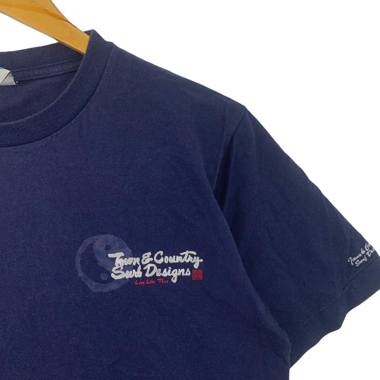 Vintage Vintage 90’ TOWN & COUNTRY SURF Designs Wave Tee Shirt Top Size US M / EU 48-50 / 2 - 5 Thumbnail