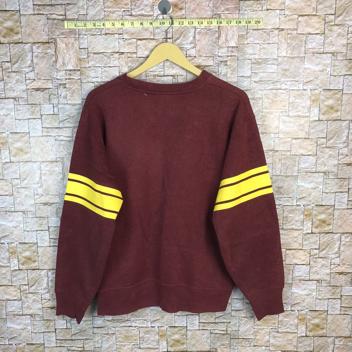 Japanese Brand × Vintage Oblo Design Maroon Sweatshirt #A424 Size US L / EU 52-54 / 3 - 14 Thumbnail