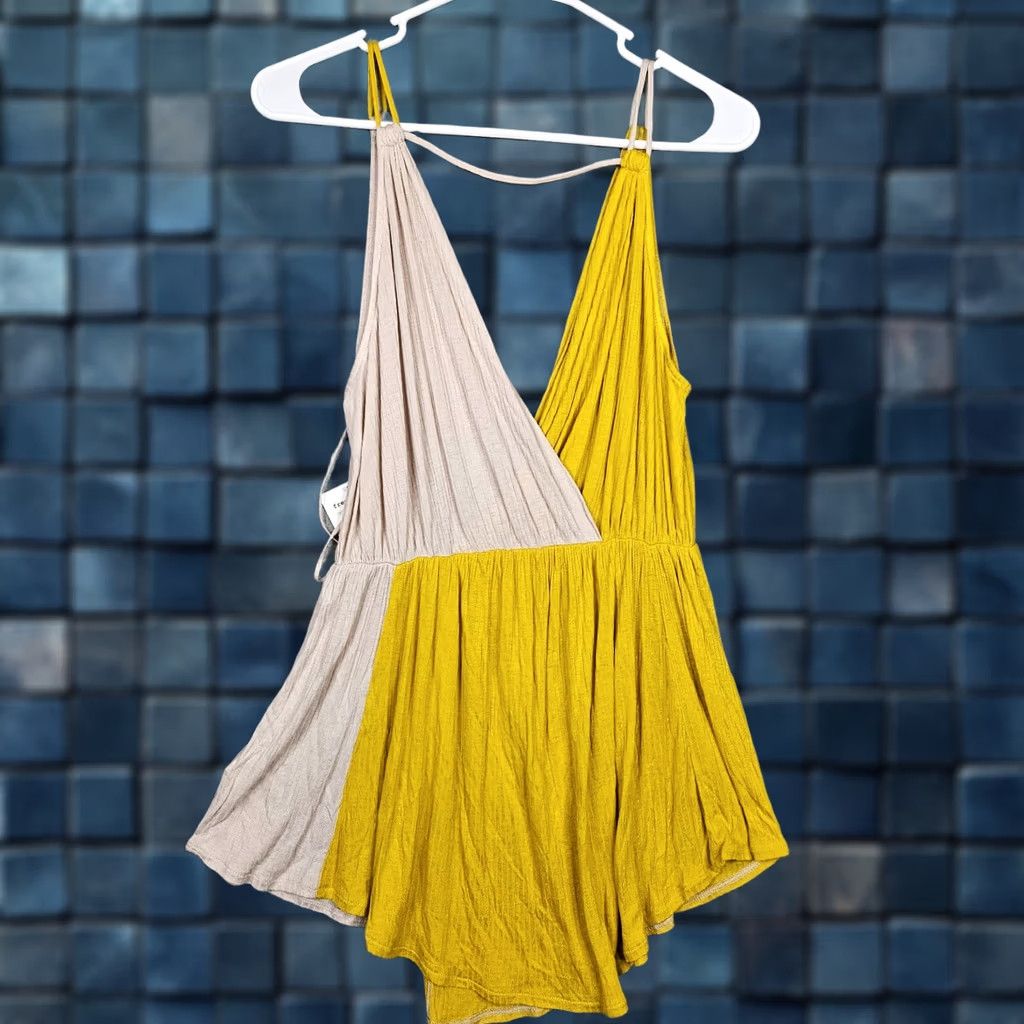 Free People Free People Women’s Tank Shirt S Regular Short Sleeve Round Neck Multicolor Solid All Seasons Casual Pullover Summer Autumn Winter) Size S / US 4 / IT 40 - 1 Thumbnail