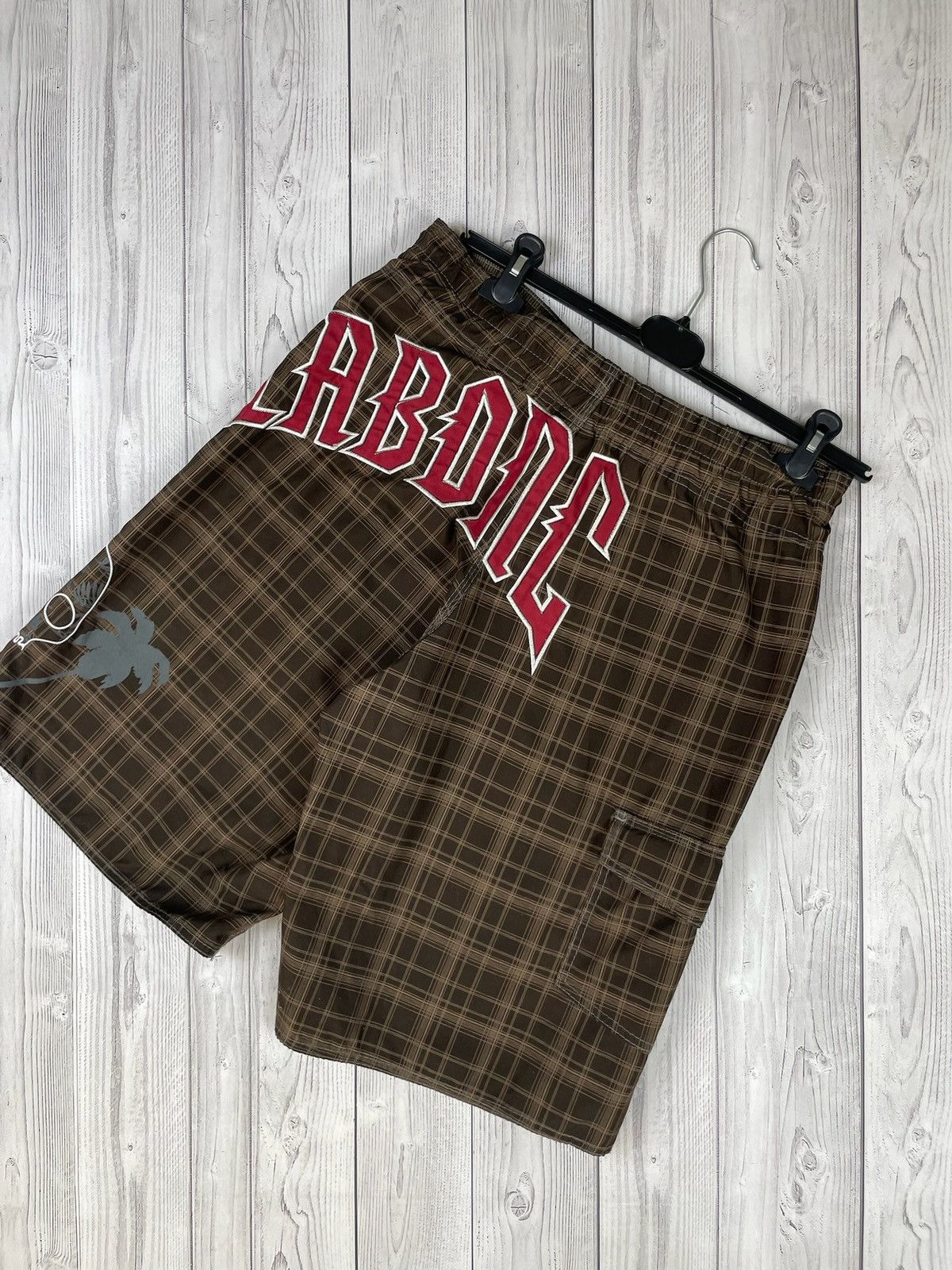 Billabong Vintage Billabong brown shorts big logo size 38 Y2K Size US 38 / EU 54 - 5 Thumbnail