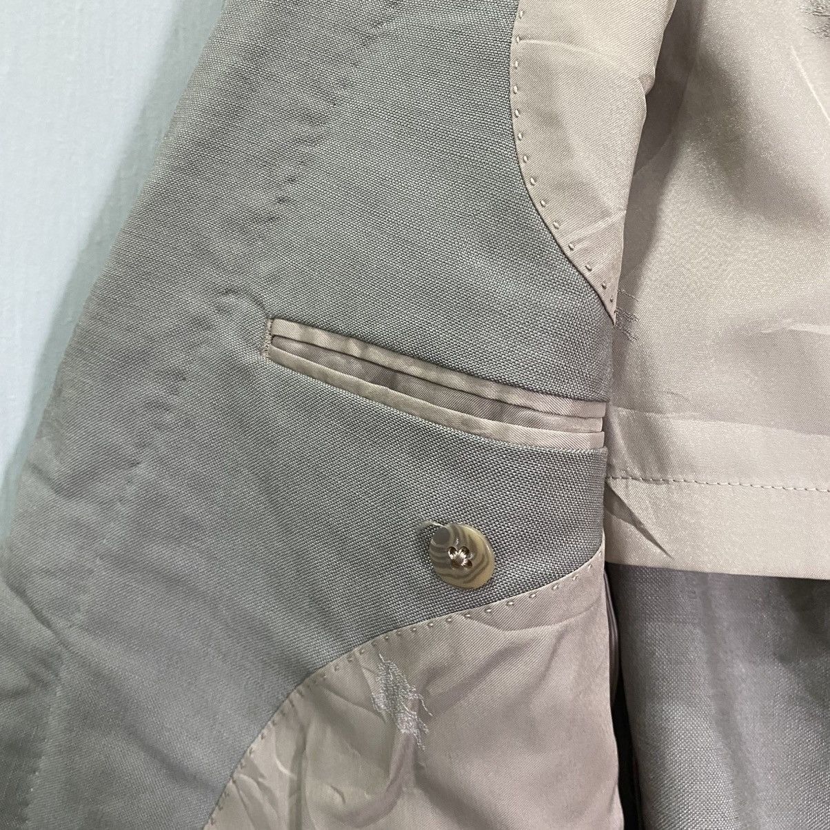 Burberry Vintage Burberrys Wool & Mohair Blazer Grey BE4 (US 38S) Size 38S - 10 Thumbnail