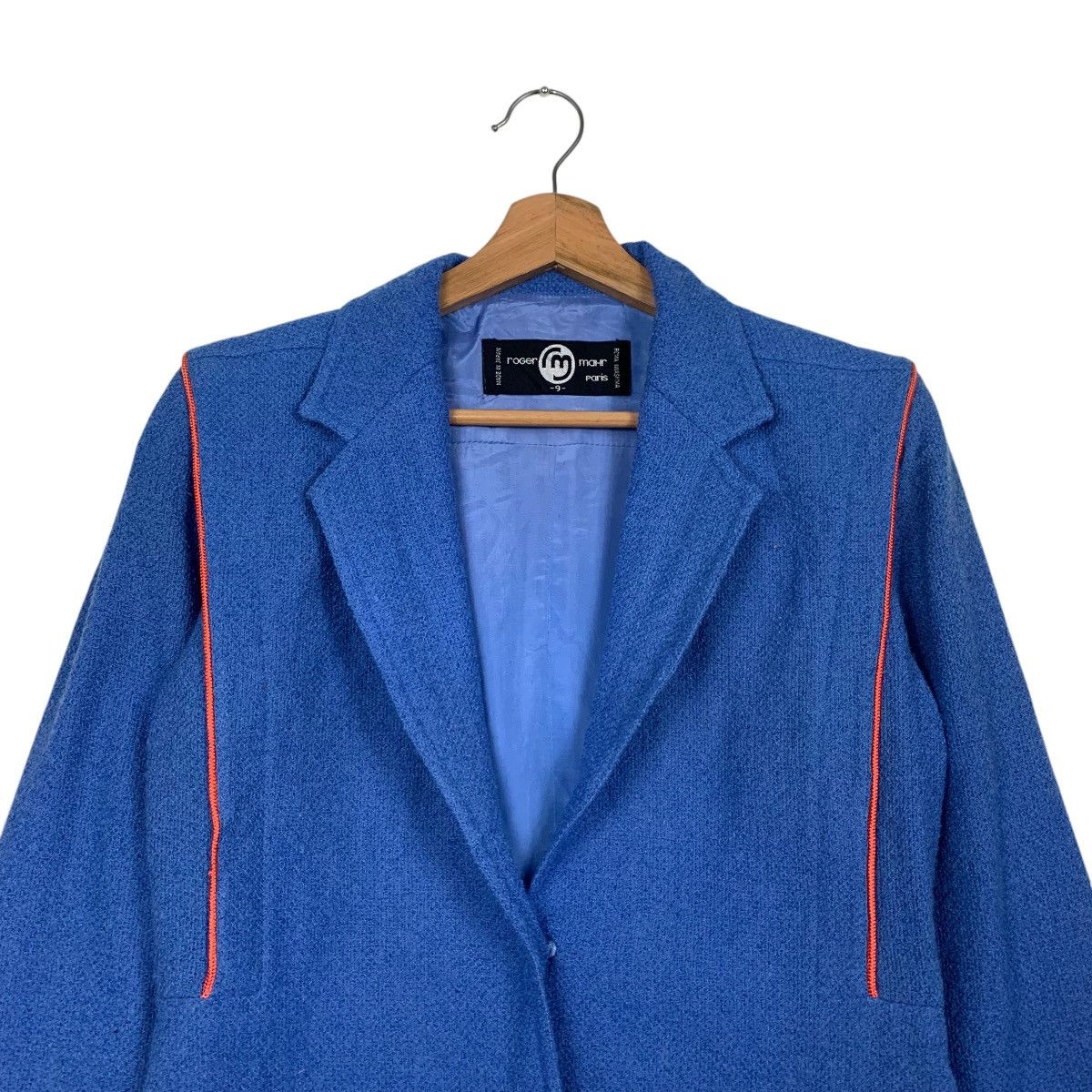 Japanese Brand ROGER MAHR Paris Roma Iwashima Blazer Jacket #2876-C130 Size M / US 6-8 / IT 42-44 - 2 Thumbnail