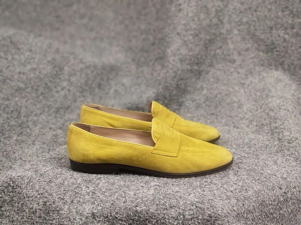 Jil Sander Jil Sander Italy Design mustard Leather suede loafers Shoes Size US 9 / IT 39 - 1 Thumbnail