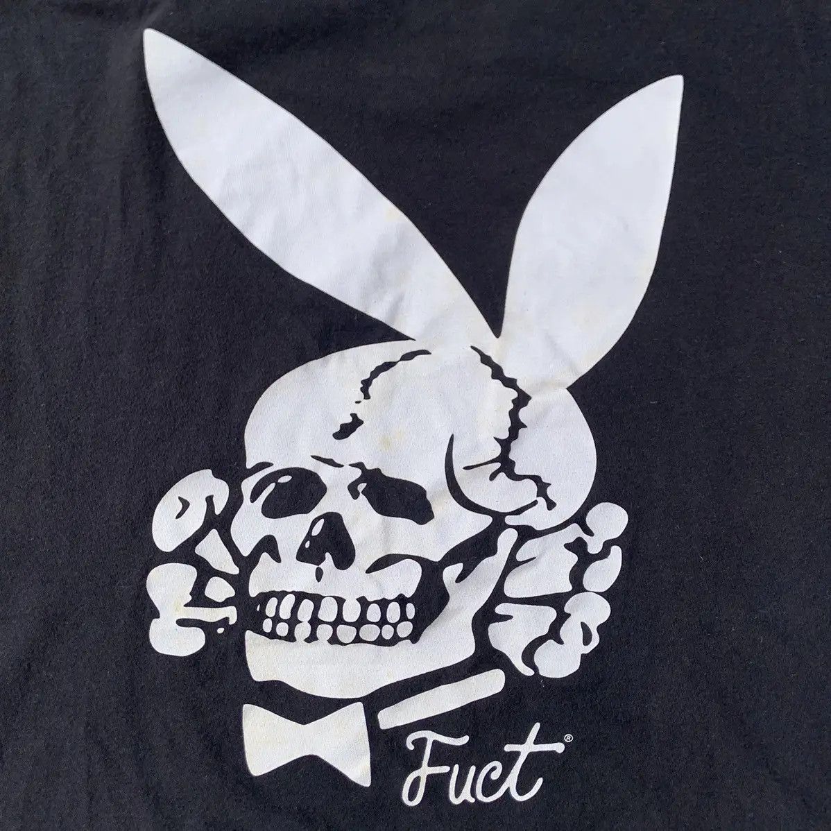 Vintage FUCT Death Bunny Big Logo Skateboards Tshirt