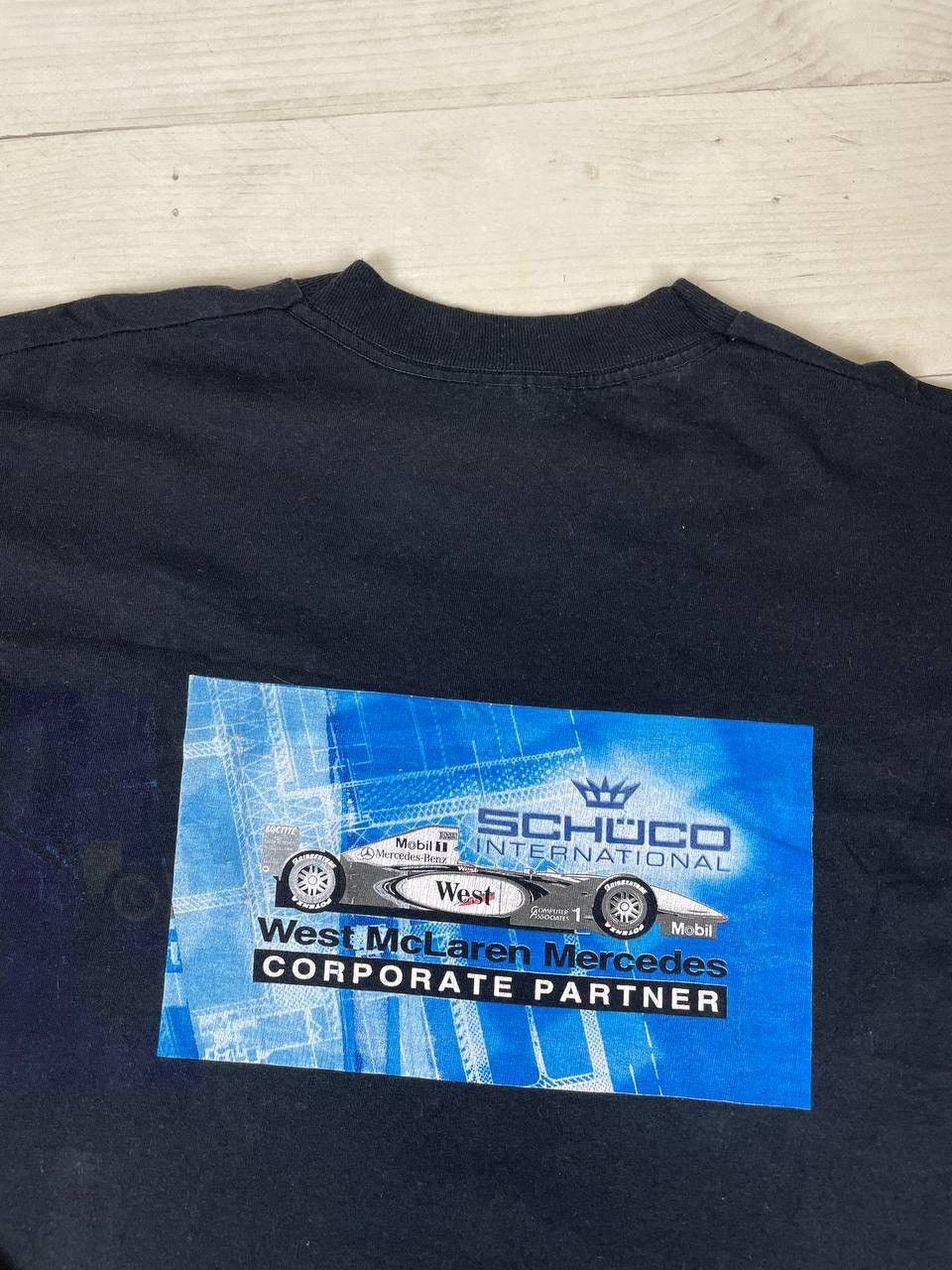 Mercedes-Benz Vintage West McLaren Mercedes Long Sleeve T Shirt Racing 90s Size US L / EU 52-54 / 3 - 8 Thumbnail