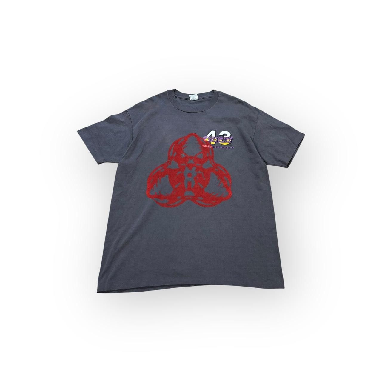 Anvil Vintage T-Shirt Roach’s Revived Custom Red Biohazard Graphic Size US XL / EU 56 / 4 - 1 Thumbnail