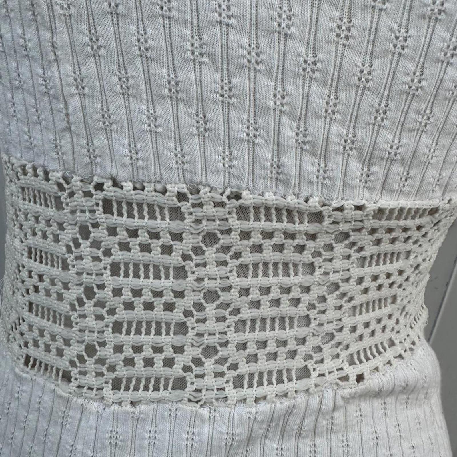 Other 1980s white cottondress with a boho vibe dress #lacedress Size S / US 4 / IT 40 - 4 Thumbnail