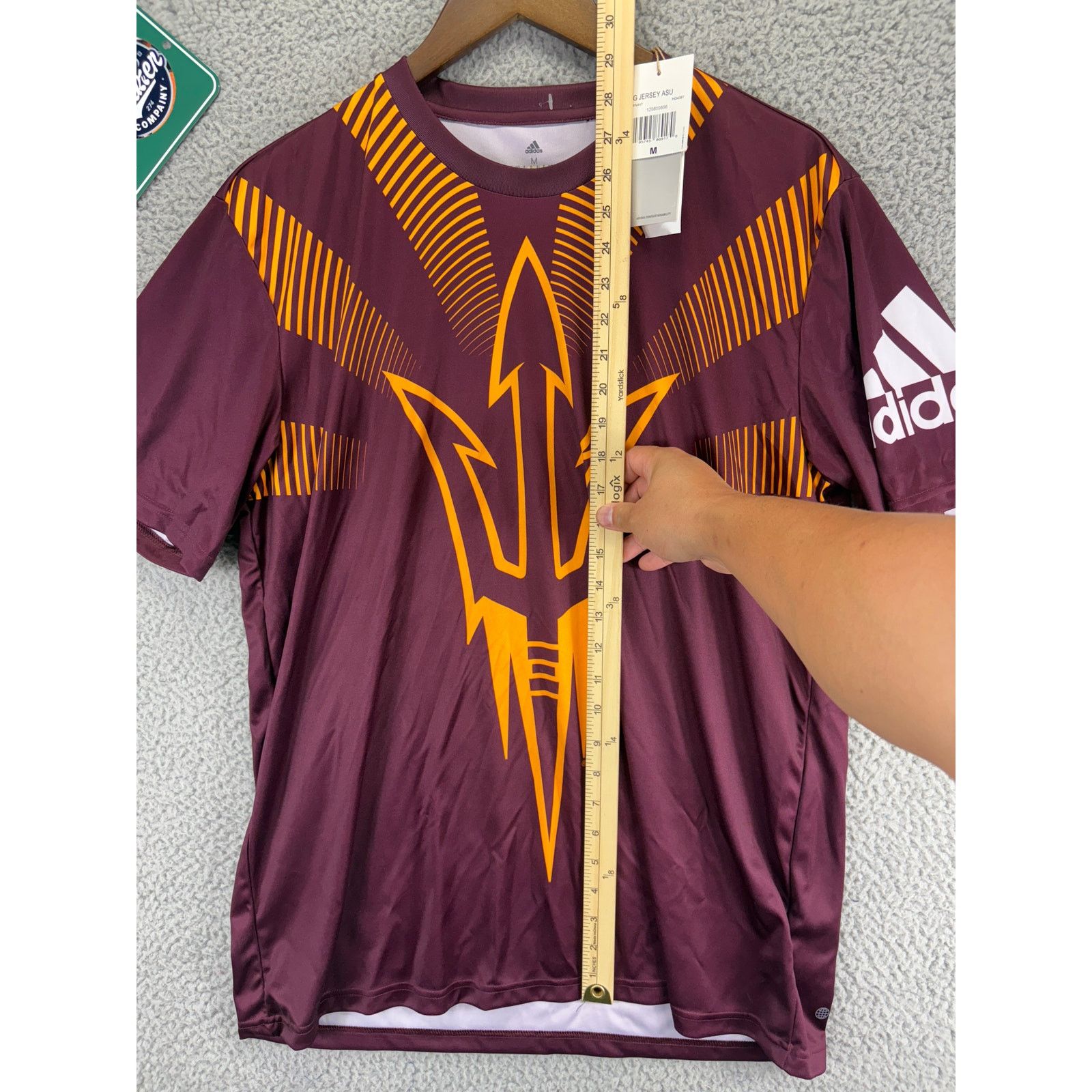 Adidas Adidas Jersey ASU Soccer Jersey Men Medium Arizona Sun Devil Size US M / EU 48-50 / 2 - 2 Thumbnail