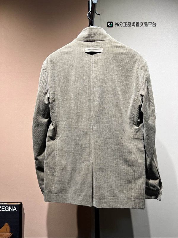 Ermenegildo Zegna ZEGNA IL CONTE Corduroy Jacket Coat Size US M / EU 48-50 / 2 - 1 Thumbnail