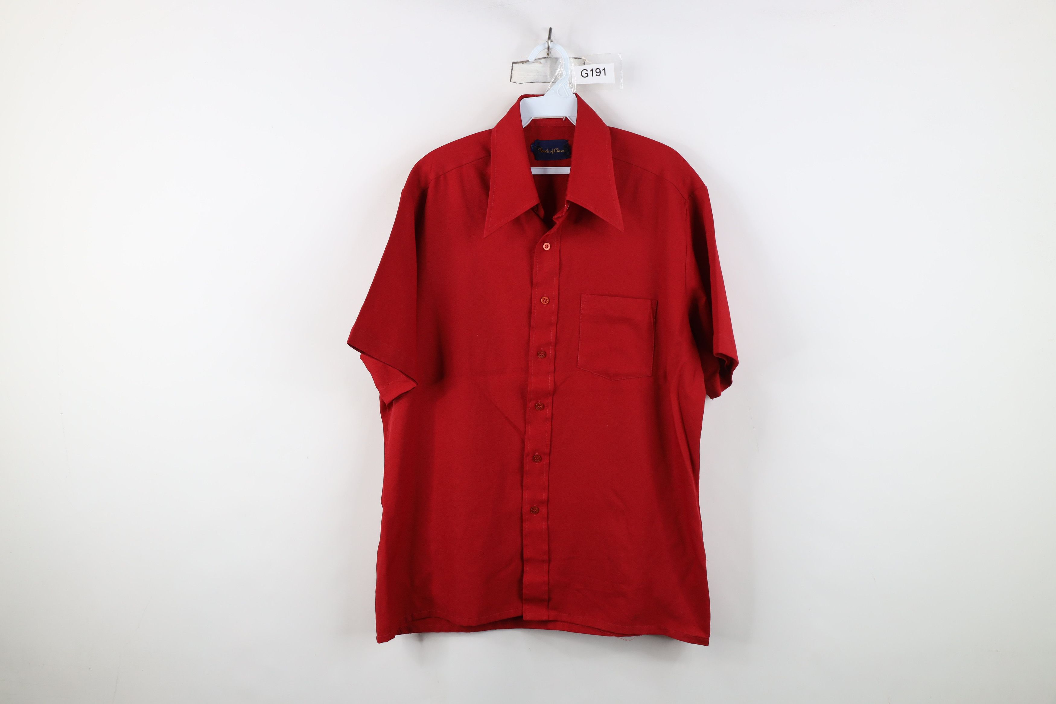 Vintage Vintage 70s Streetwear Short Sleeve Collared Button Shirt Size US XL / EU 56 / 4 - 1 Thumbnail