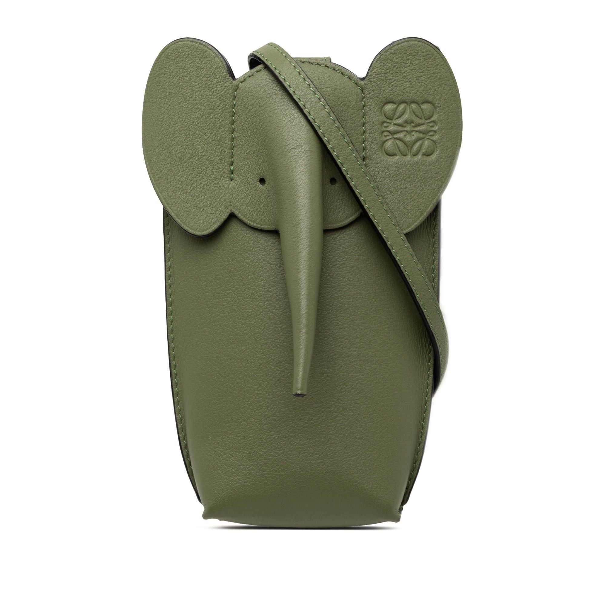 Loewe Leather Elephant Pocket Crossbody Size ONE SIZE - 1 Thumbnail