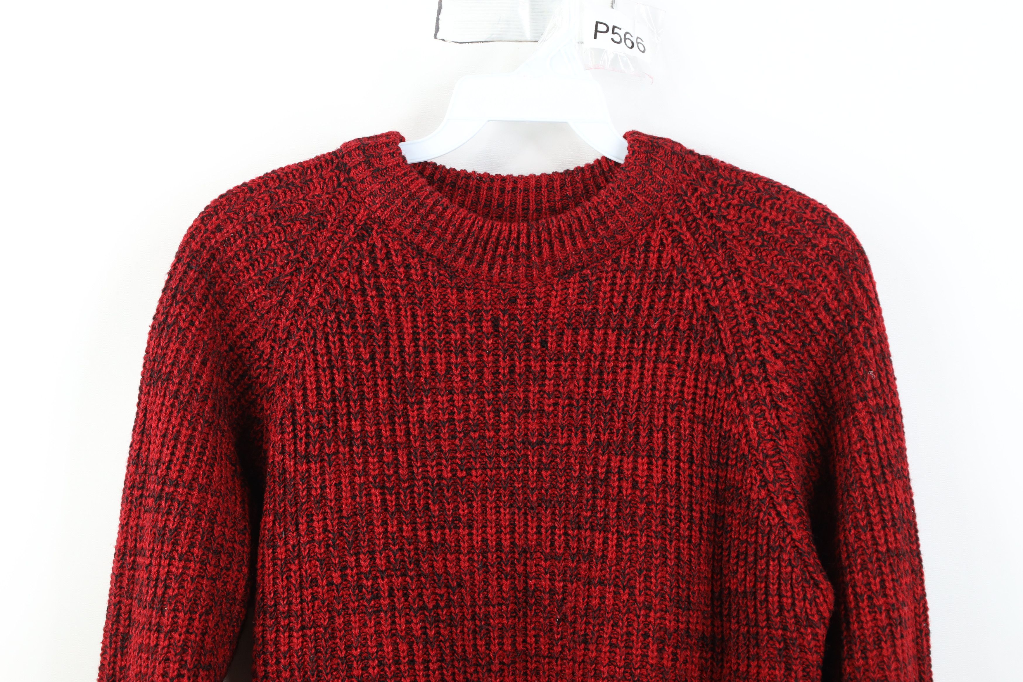 Vintage Vintage 90s Streetwear Chunky Ribbed Knit Crewneck Sweater Size S / US 4 / IT 40 - 2 Thumbnail