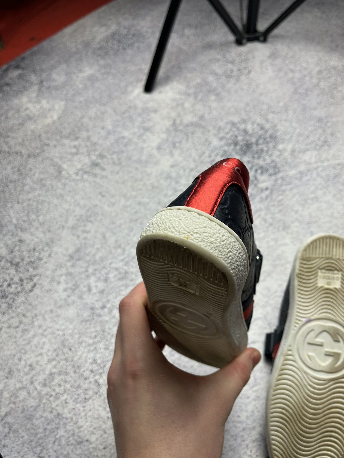 Gucci Vintage Gucci Leather Sneaker Y2K Rare Luxury 455496 Size US 6.5 / EU 39-40 - 25 Thumbnail