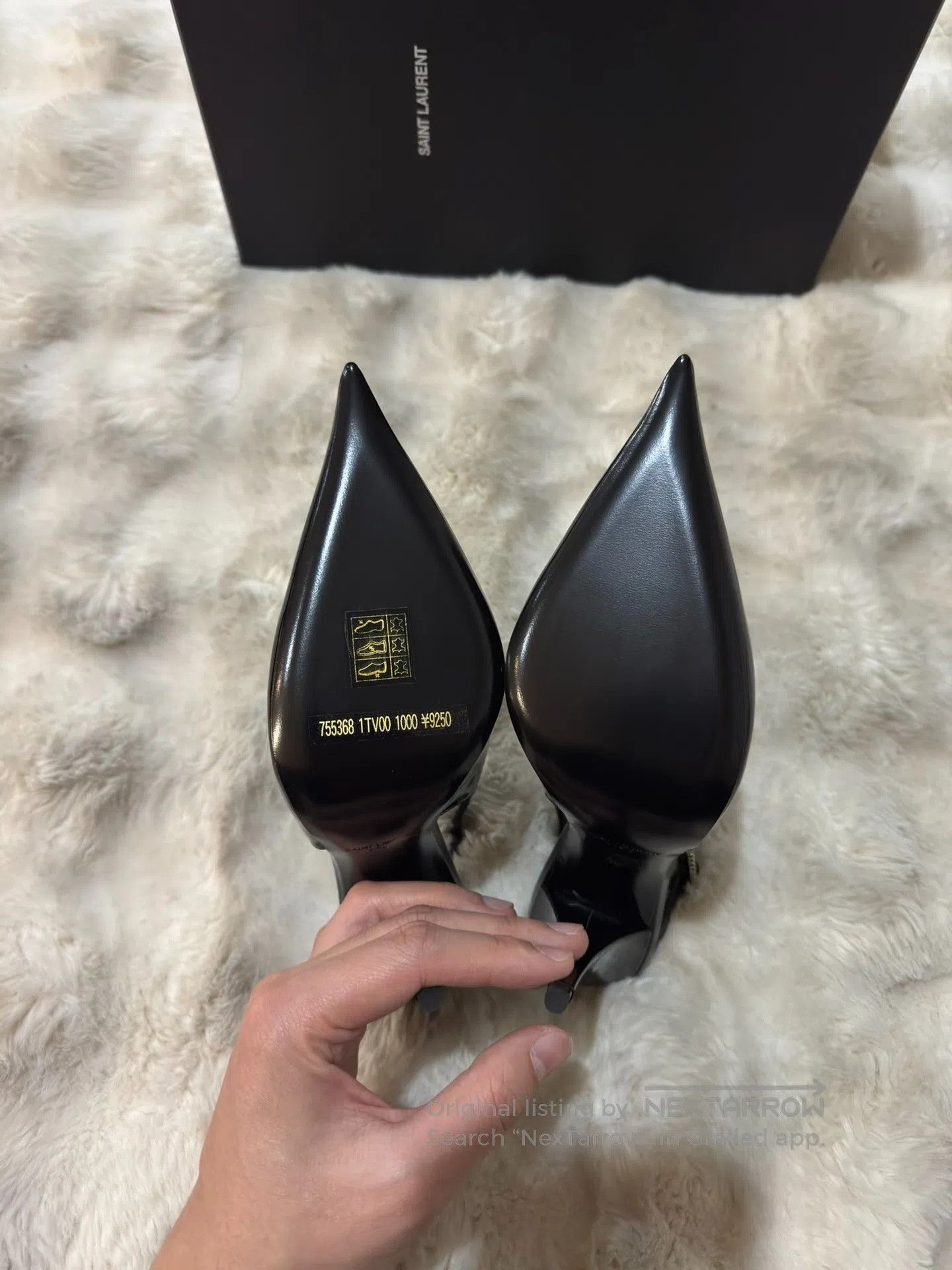 Saint Laurent Paris Saint Laurent Paris Crystal Lacquer High Heels| Size US 7.5 / IT 37.5 - 6 Thumbnail