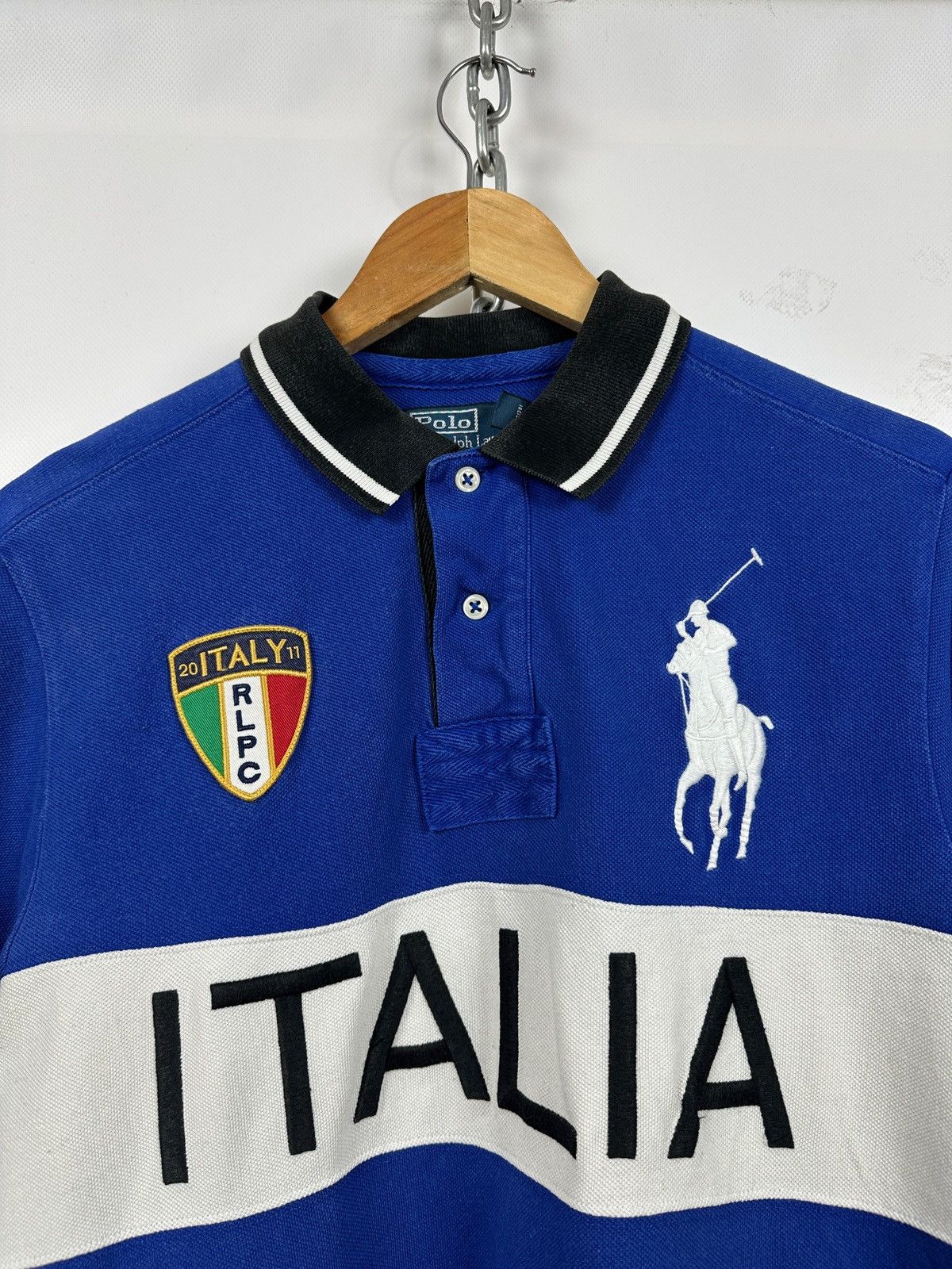 Polo Ralph Lauren Vintage Polo Ralph Lauren Italia Polo Y2K Chief Keef Size US M / EU 48-50 / 2 - 6 Thumbnail
