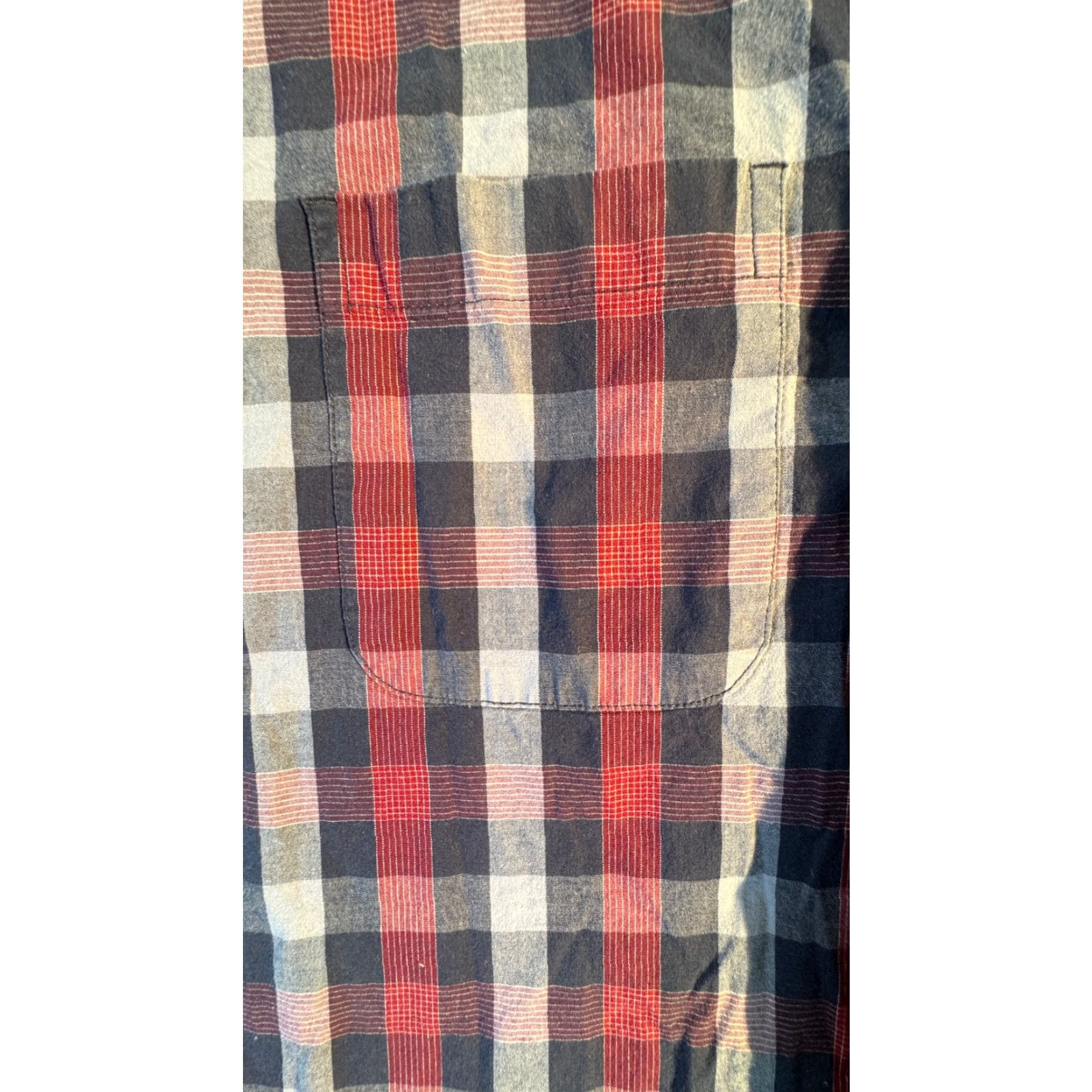 Vintage Falls Creek 3XL Blue Check Shirt Long Sleeve Button-Up Slim Men's Size US XXL / EU 58 / 5 - 3 Thumbnail