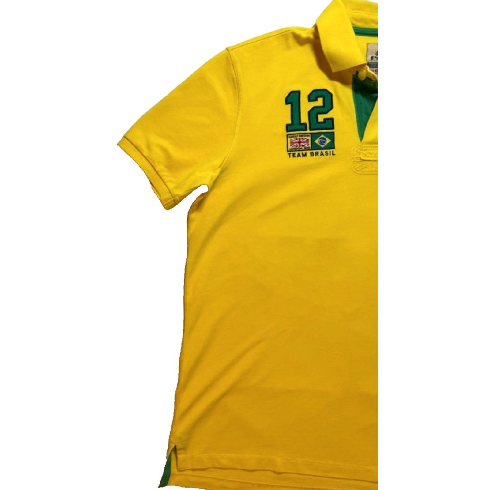 Polo Ralph Lauren Polo Ralph Lauren Team Brazil Yellow Shirt Mens XXL Size US XXL / EU 58 / 5 - 3 Thumbnail