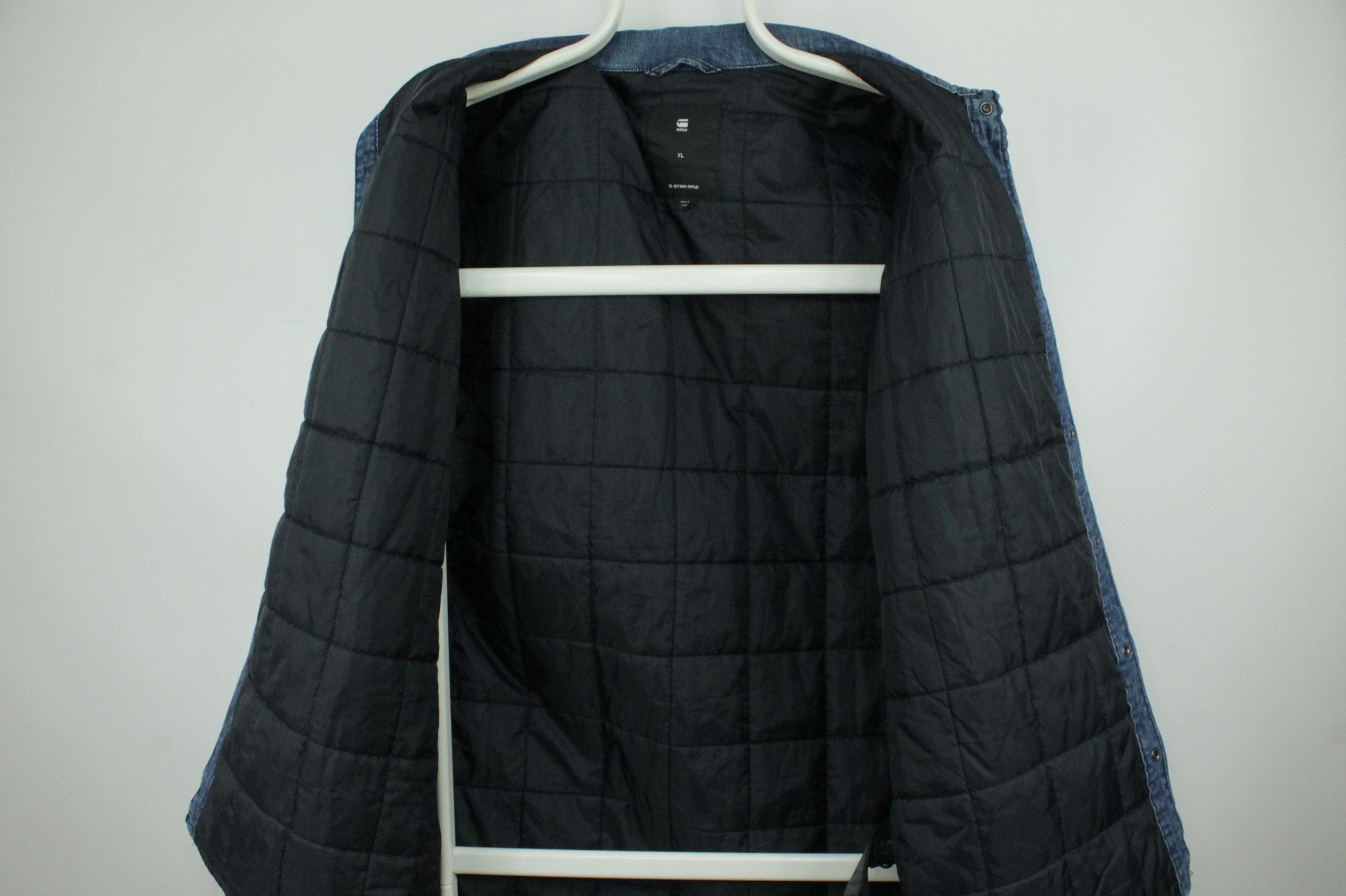 G-Star G-Star Raw 3301 Padded Denim Overshirt Jacket Size US XL / EU 56 / 4 - 13 Thumbnail