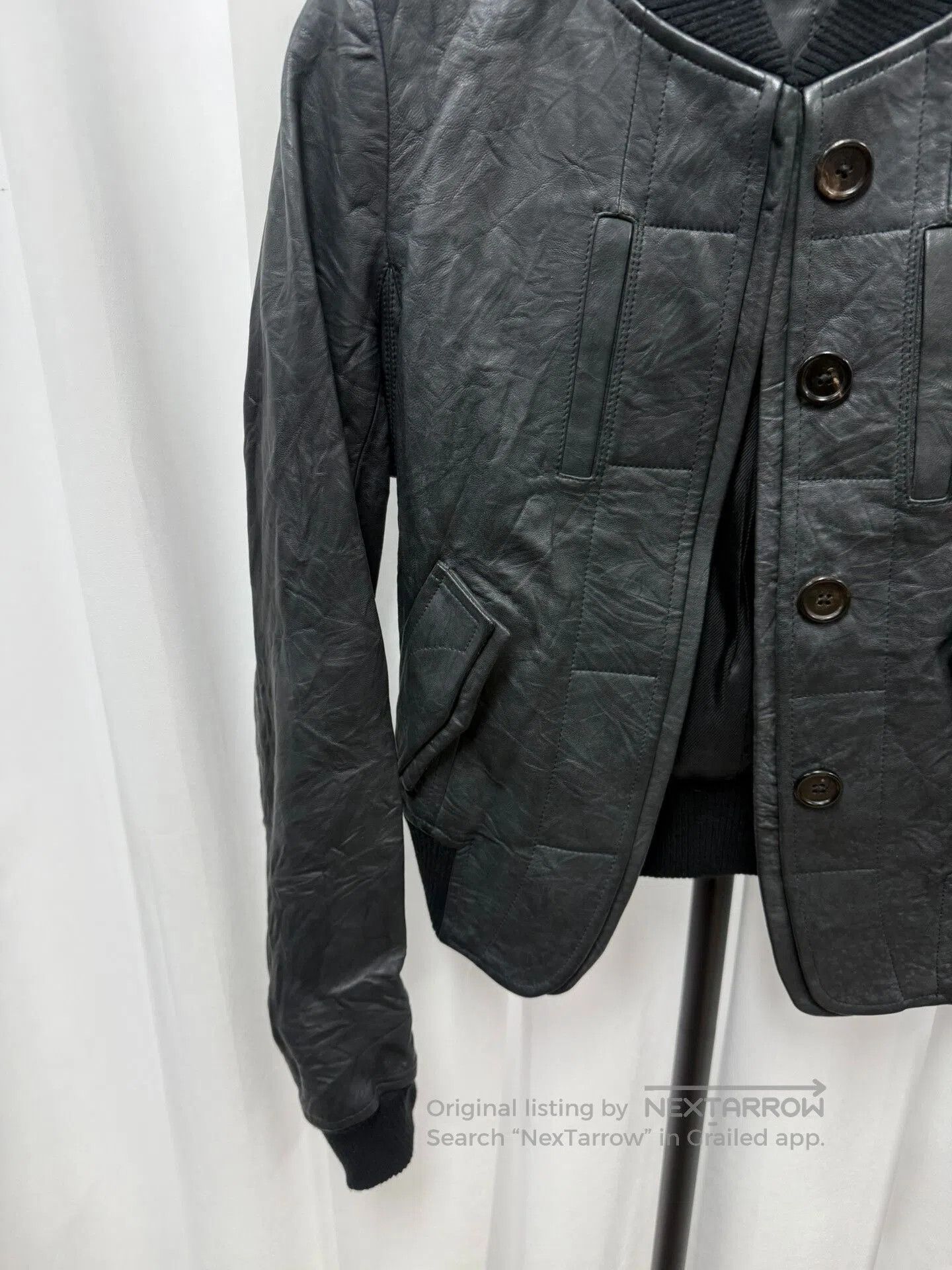 Ann Demeulemeester Ann Demeulemeester Leather Jacket. Size XXS / US 00 / IT 34 - 3 Thumbnail