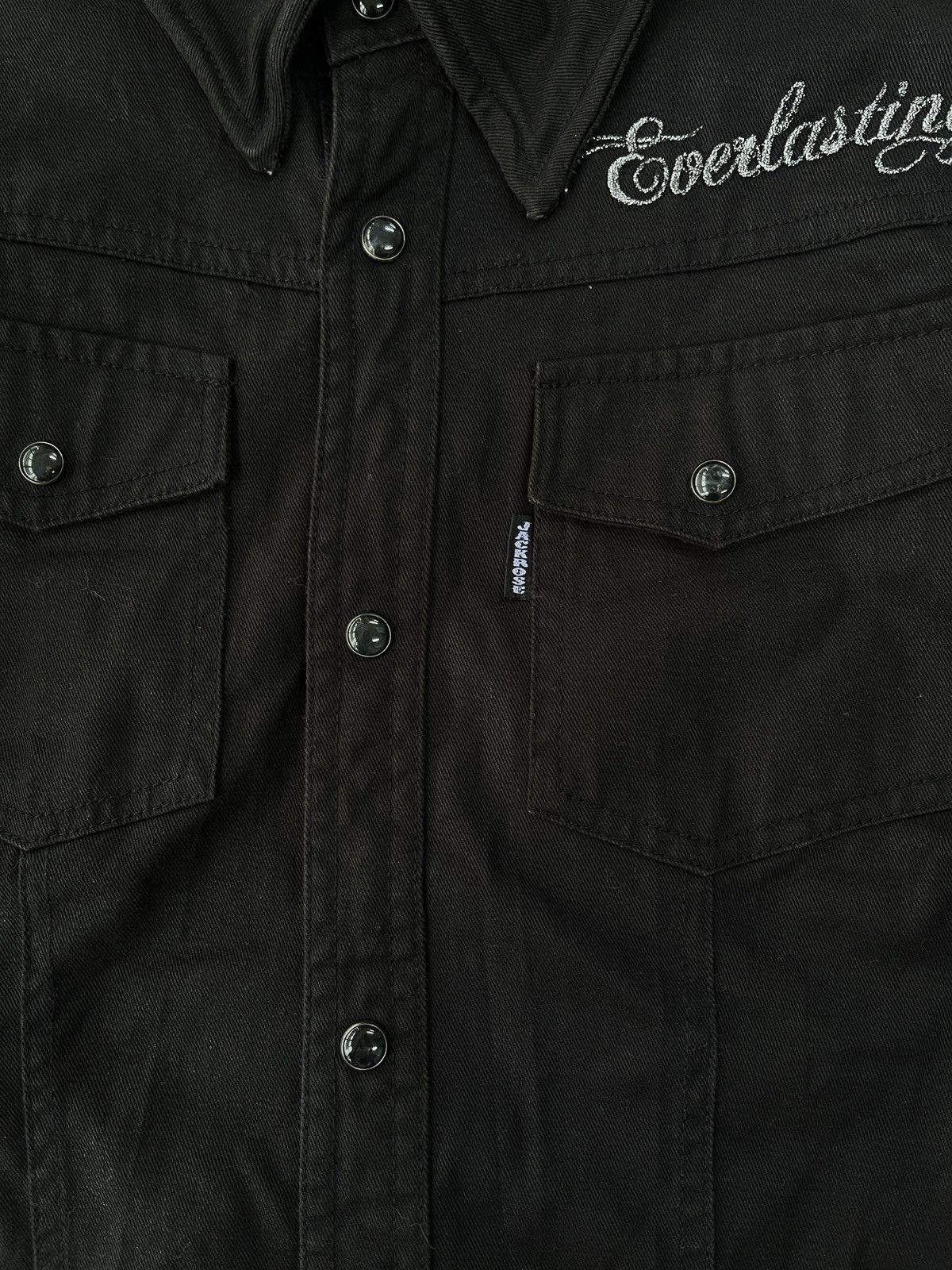 JACKROSE JACK ROSE BIKERS WAXED BUTTON UP WESTERN SHIRT Size US S / EU 44-46 / 1 - 5 Thumbnail