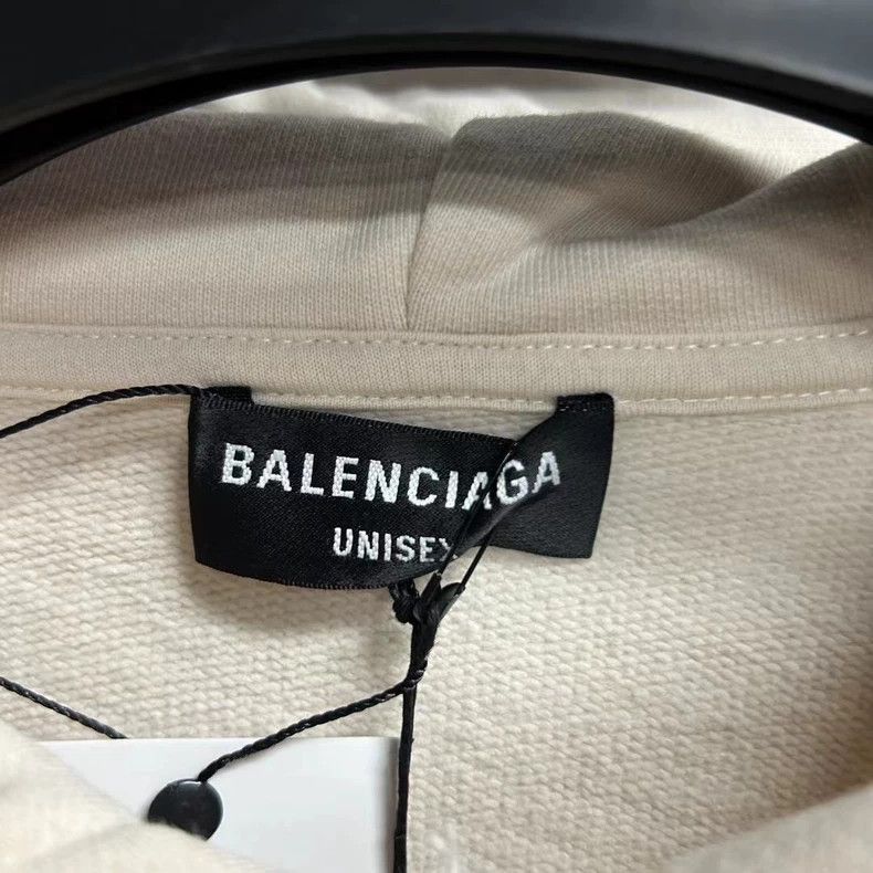 Balenciaga Balenciaga Balenciaga Beige Logo Hoodie-2506 Size US M / EU 48-50 / 2 - 3 Thumbnail