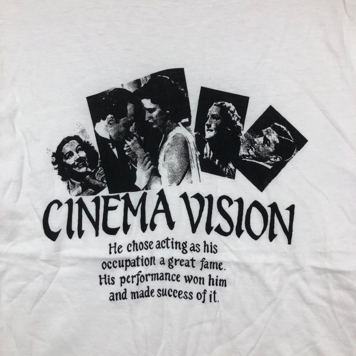 Vintage Vintage 90s Cinema Vision Sleeveless T Shirt Film Movie Size US M / EU 48-50 / 2 - 3 Thumbnail
