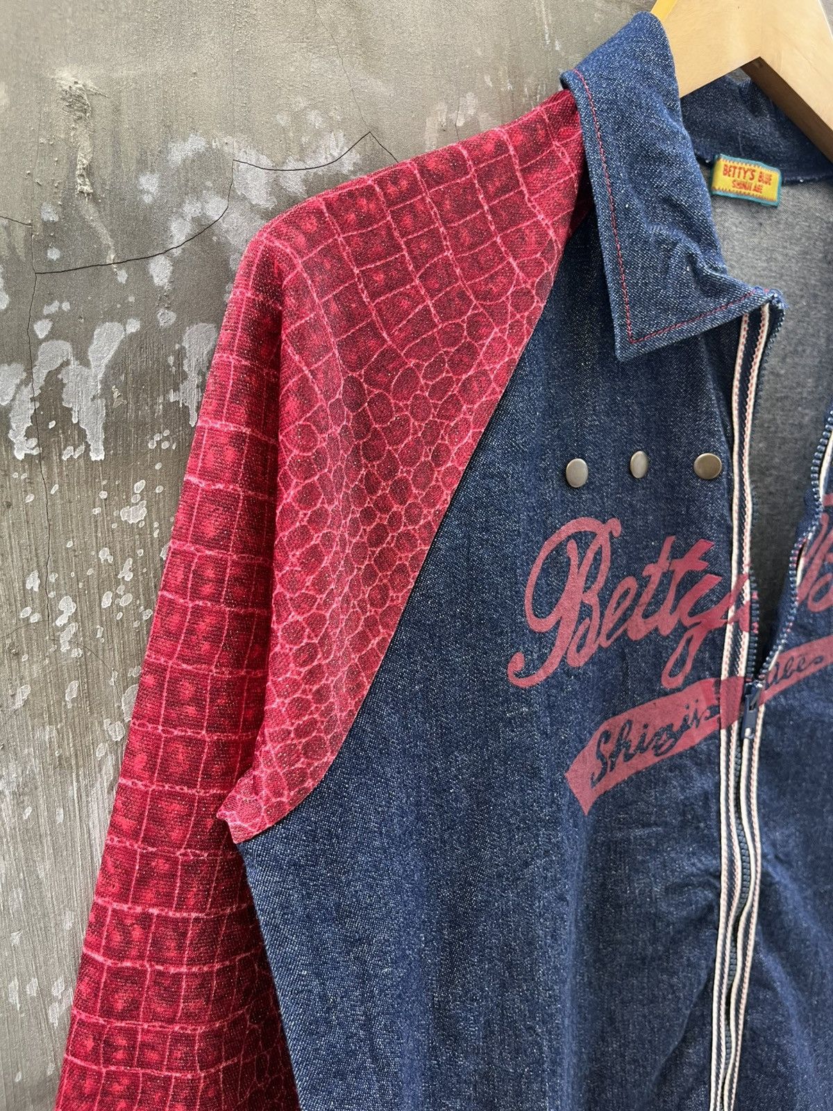 Angel Blue Betty's Blue Shinji abe Jacket Crocodille Pattern Size US M / EU 48-50 / 2 - 3 Thumbnail