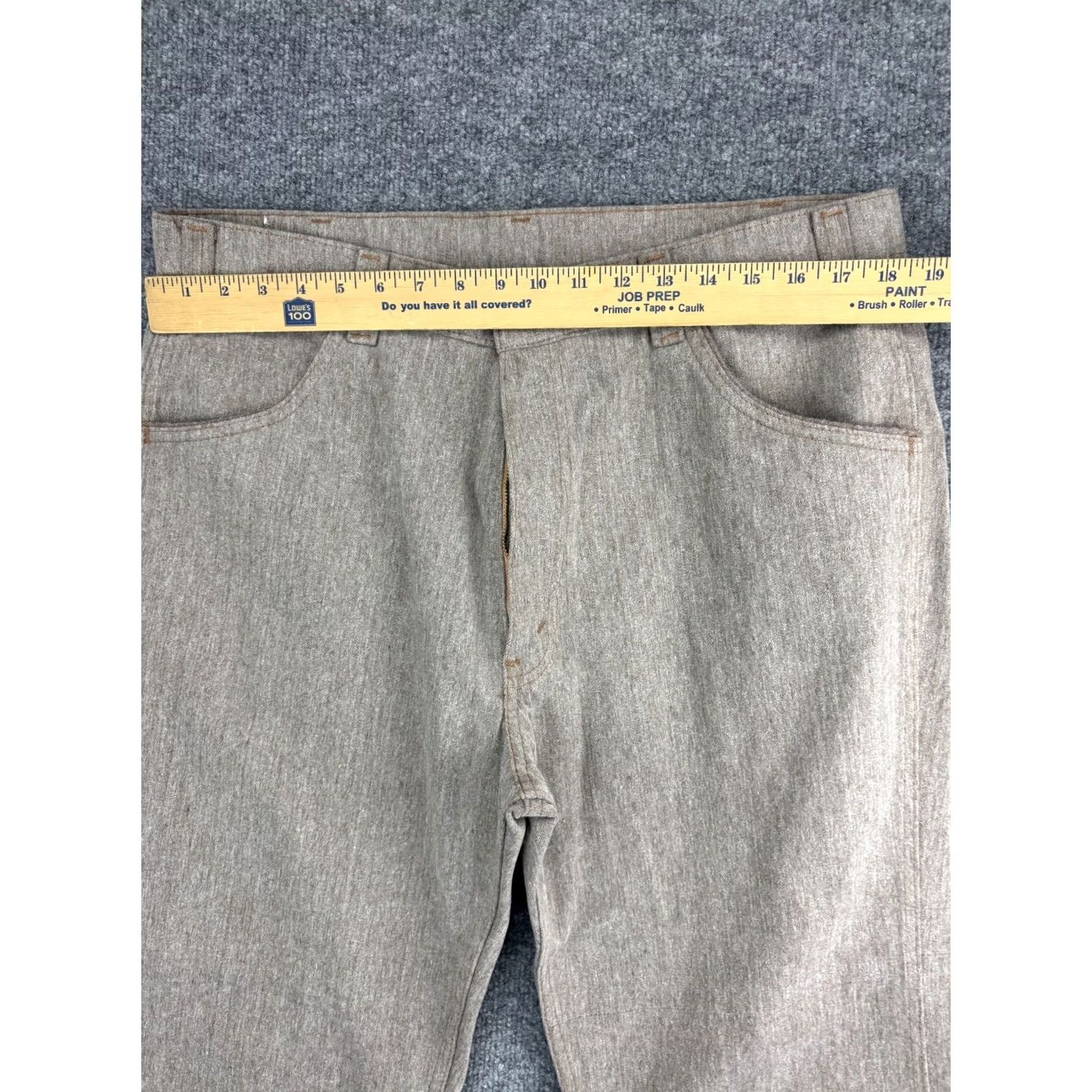 Levi's VINTAGE Levi's Pants Mens Bootcut Gray 70s 36x26 Classic Casual Western Business Holiday Style Retro 1970s Mens Jeans Pants Size US 36 / EU 52 - 3 Thumbnail