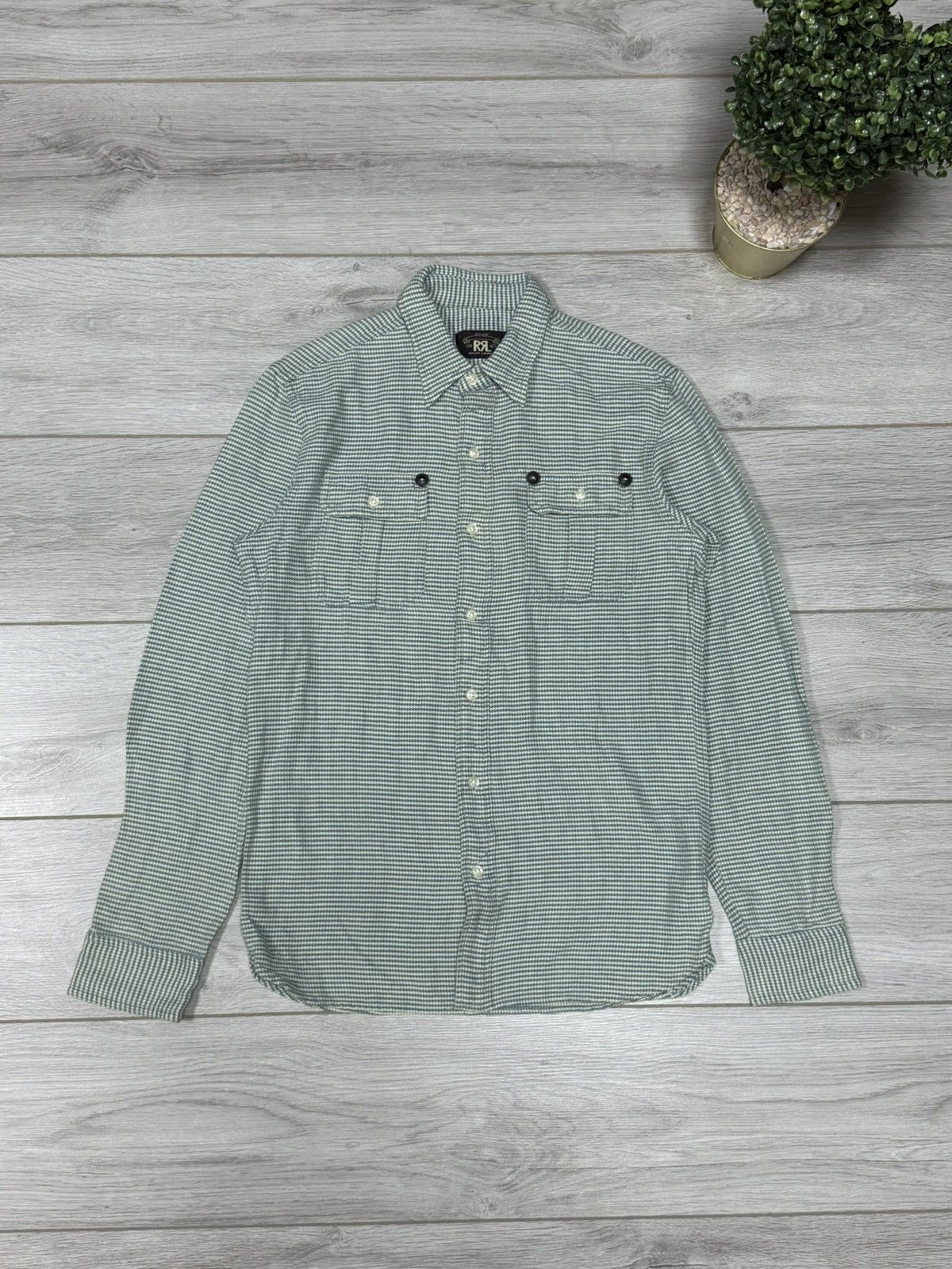 RRL Ralph Lauren RRL Ralph Lauren rancho flannel plaid shirt buttons vintage Size US S / EU 44-46 / 1 - 4 Thumbnail