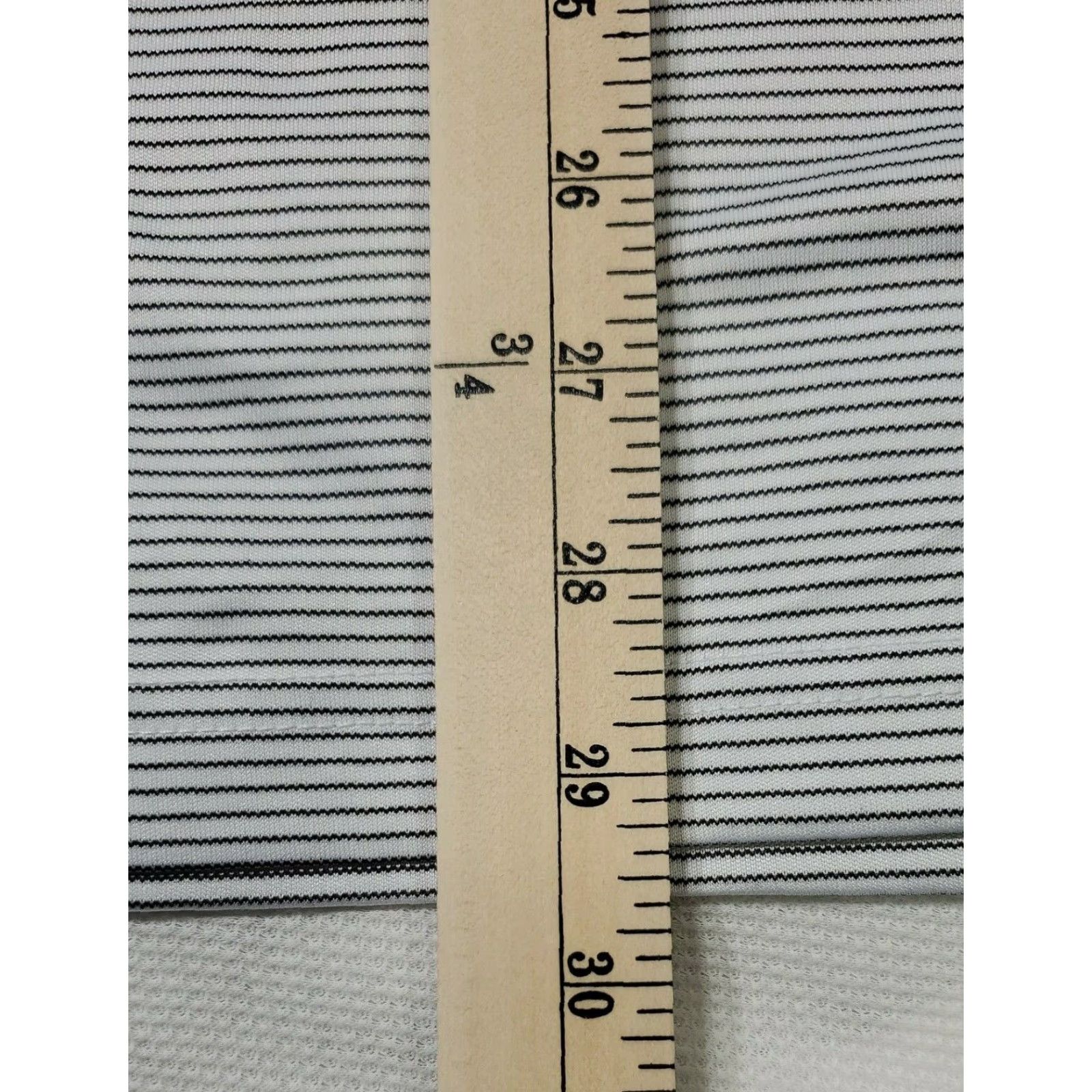 Vintage Slazenger Golf Polo Shirt Mens XL Striped Wicking Short Sleeve Golf Core / White Black Stripe / 21 in Chest / 29.5 in Length Size US XL / EU 56 / 4 - 4 Thumbnail
