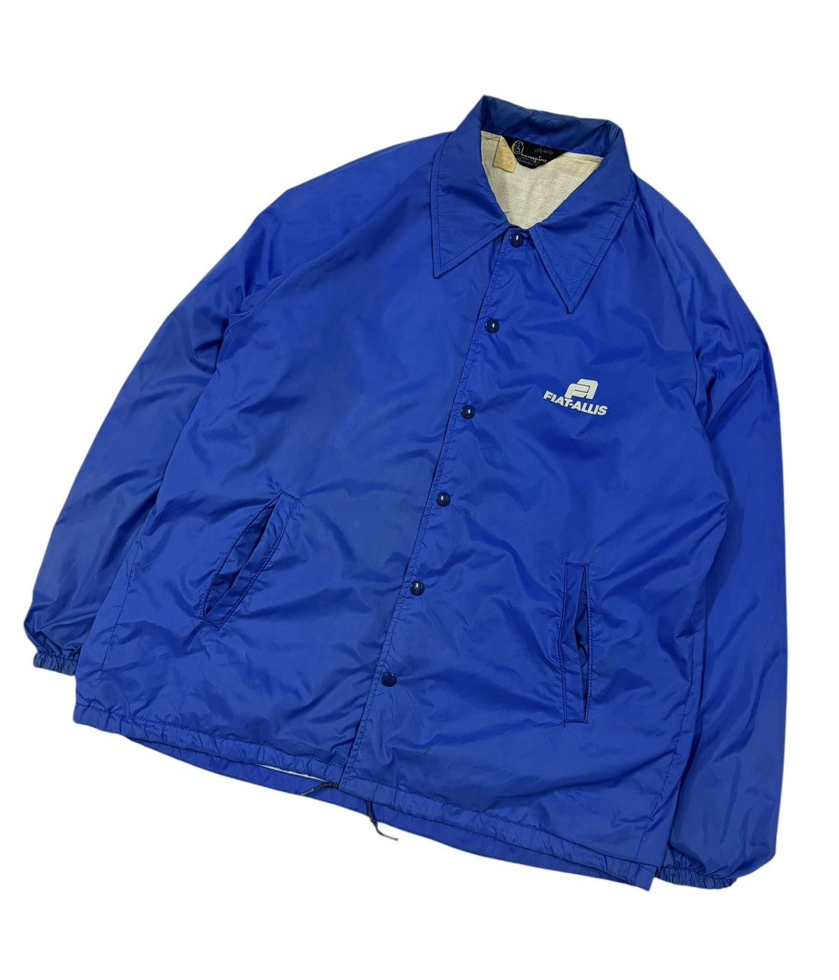 Champion × Vintage Truevintage🔥50’s Champion Fiat-Allis Trainer Coach Jacket Size US L / EU 52-54 / 3 - 7 Thumbnail