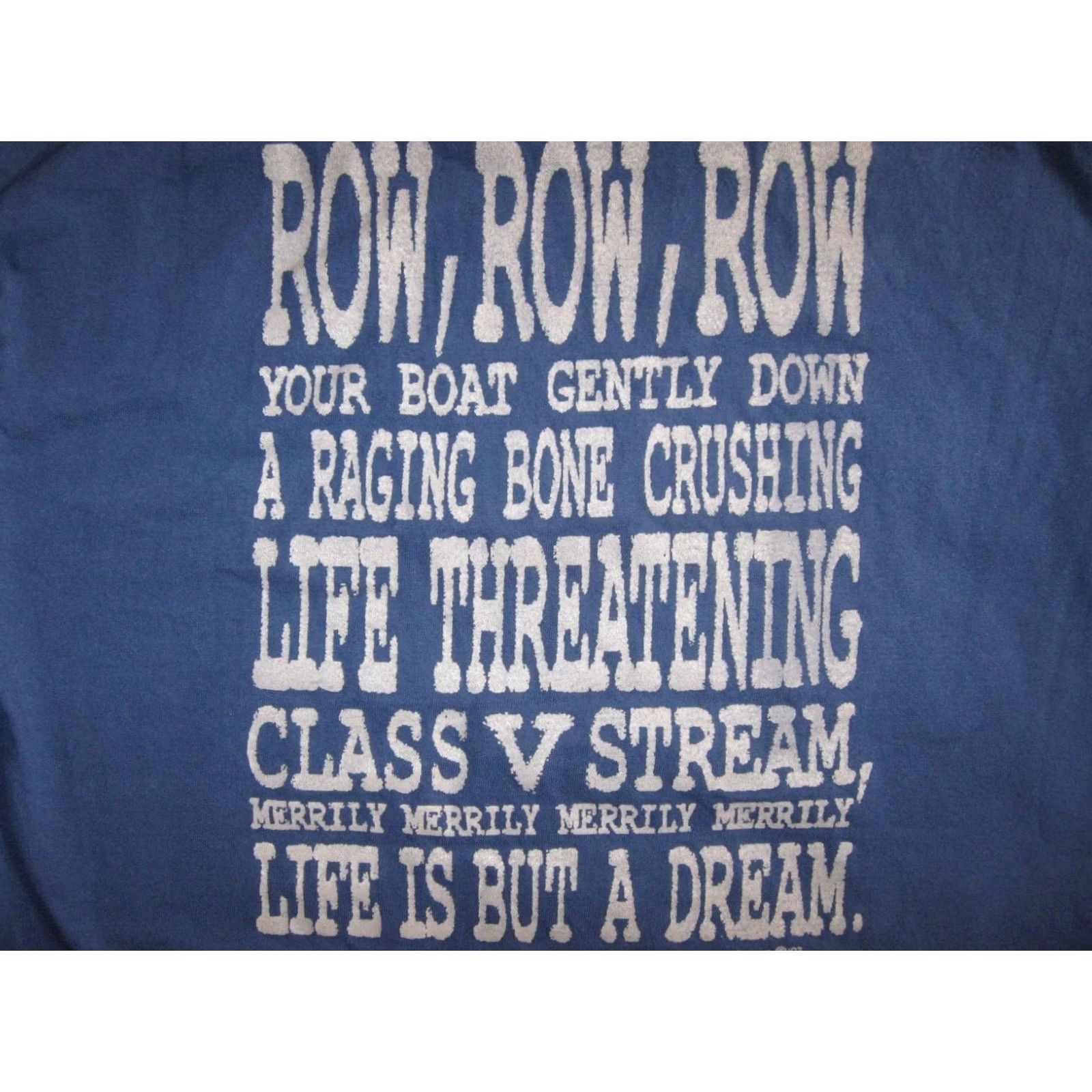 Vintage VTG Huge Shirt NEW & GAULEY Rivers Rivermen Whitewater RAFTING T 97 Men's Medium Size US M / EU 48-50 / 2 - 6 Thumbnail
