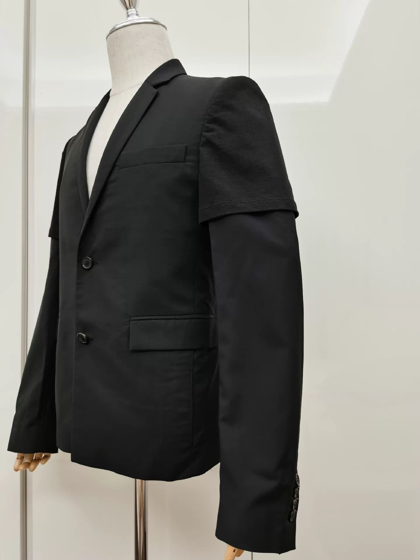 Other krisvanassche black design suit jacket ex-Dior 48 Size 48R - 3 Thumbnail