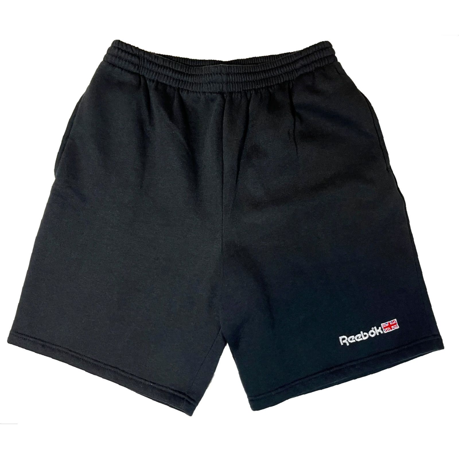 Reebok VINTAGE Reebok Sport Men's Sweat Shorts Athletic 90s Black M Inseam 7.5" Pockets Drawstring Sports, 90s Mens Size US 31 - 2 Thumbnail