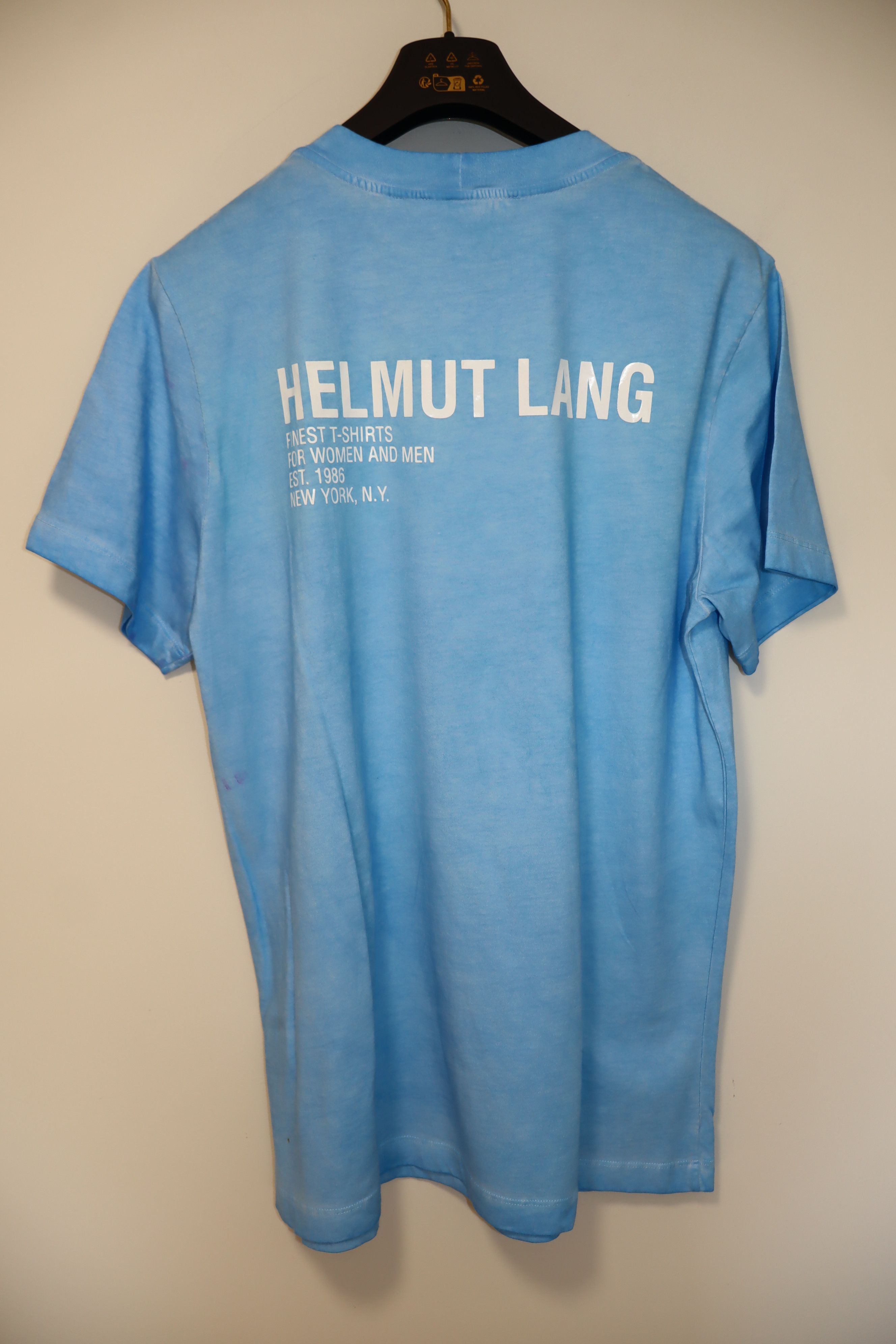 Helmut Lang washed effect logo t-shirt Size US M / EU 48-50 / 2 - 9 Thumbnail