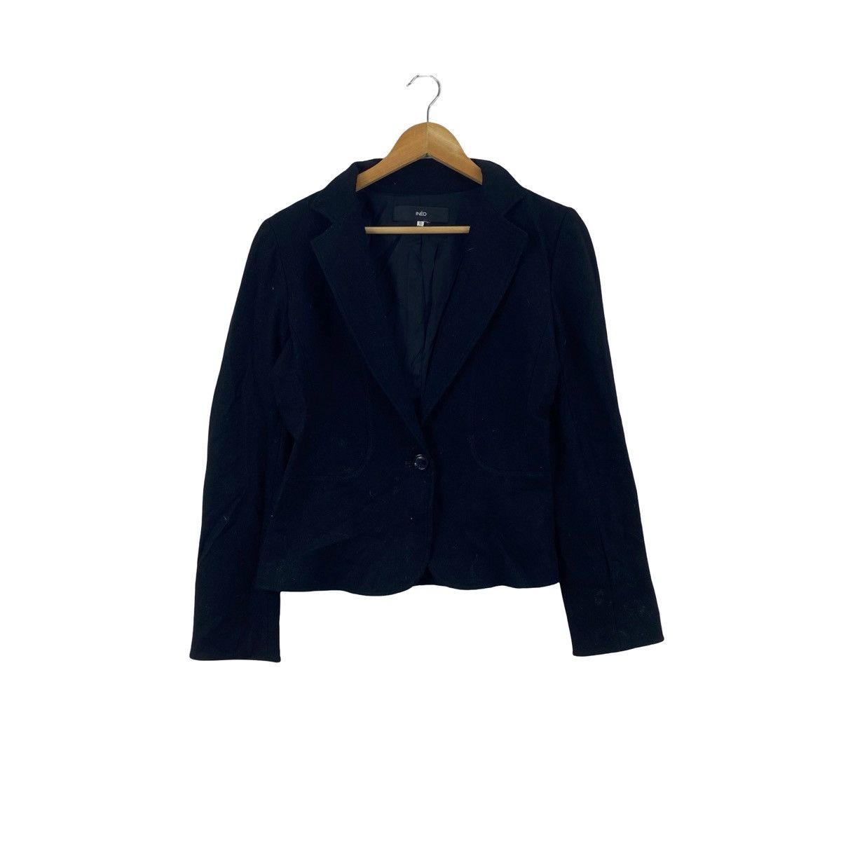 Other INÉD Cropped Tailored Blazer Jacket Single Button Smart Size S / US 4 / IT 40 - 1 Thumbnail