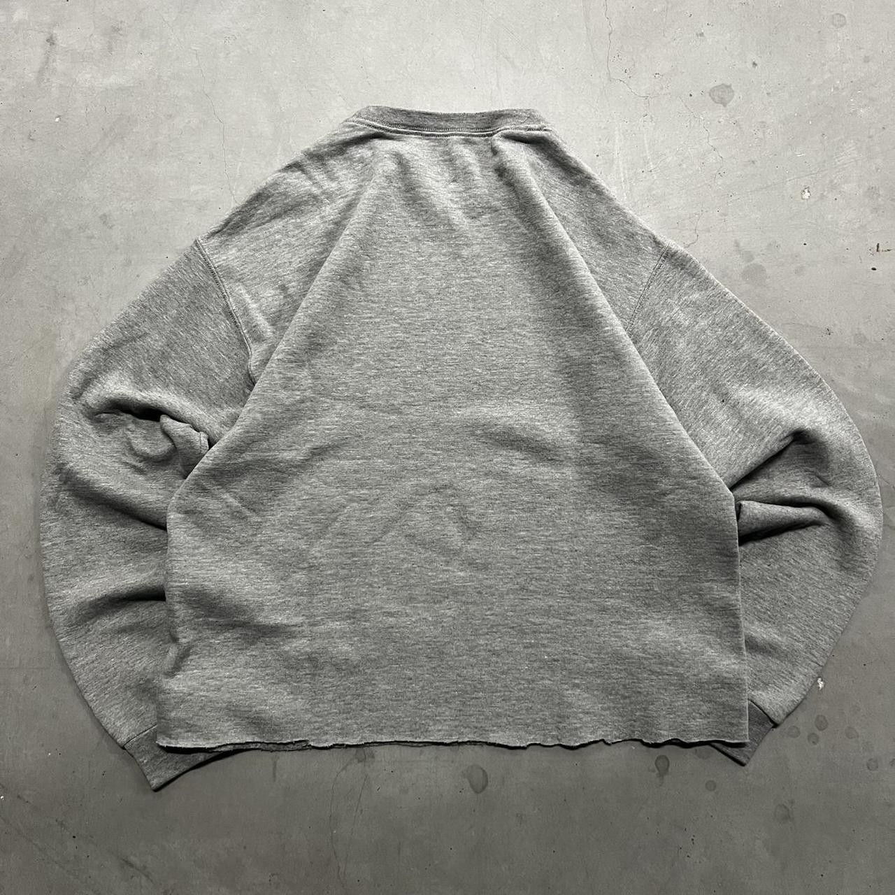 Vintage Crazy Vintage Y2K/2000s Blank Grey Sweatshirt! Size US M / EU 48-50 / 2 - 2 Thumbnail