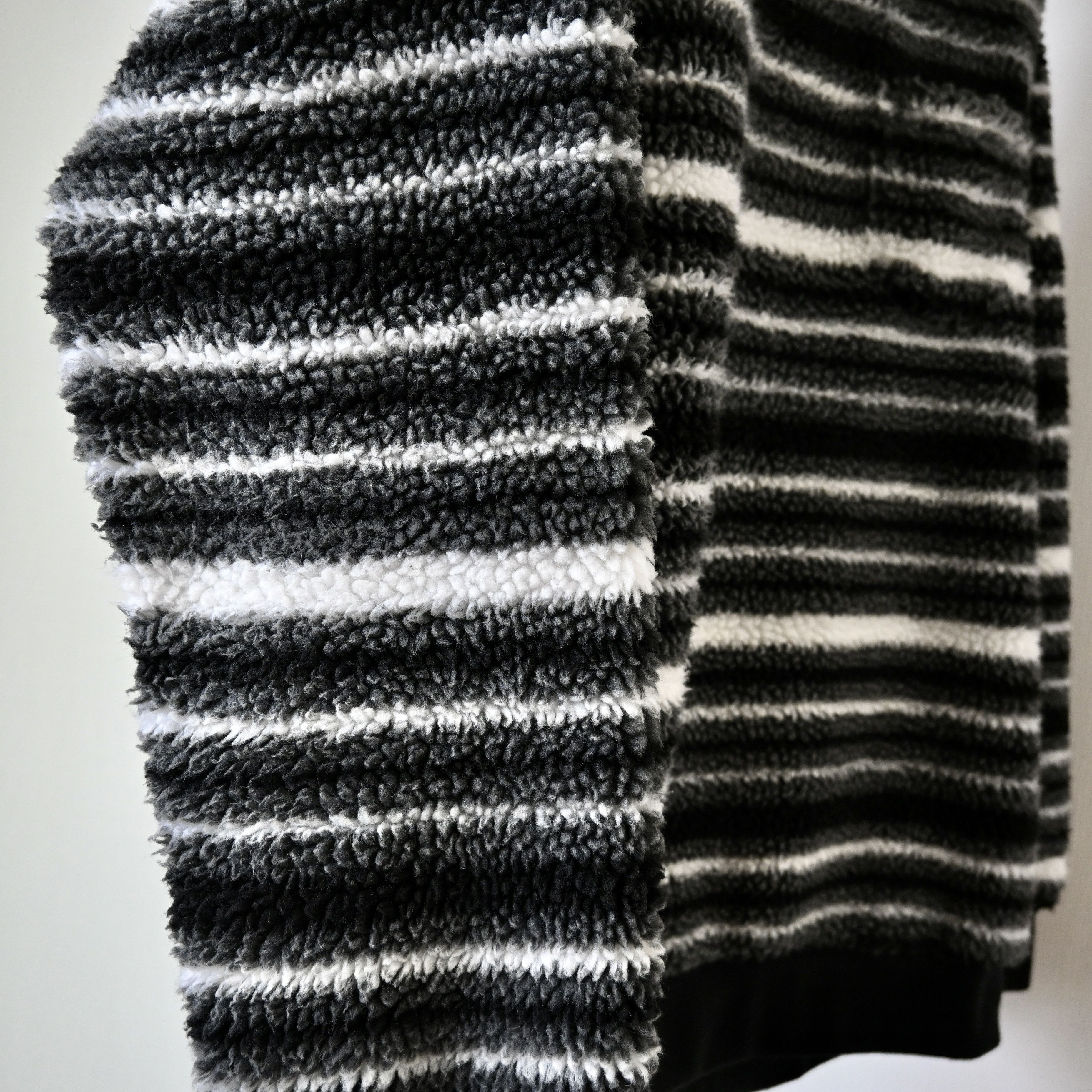 Beams Plus BEAMS Plus striped chunky fleece crewneck pullover Size US L / EU 52-54 / 3 - 11 Thumbnail