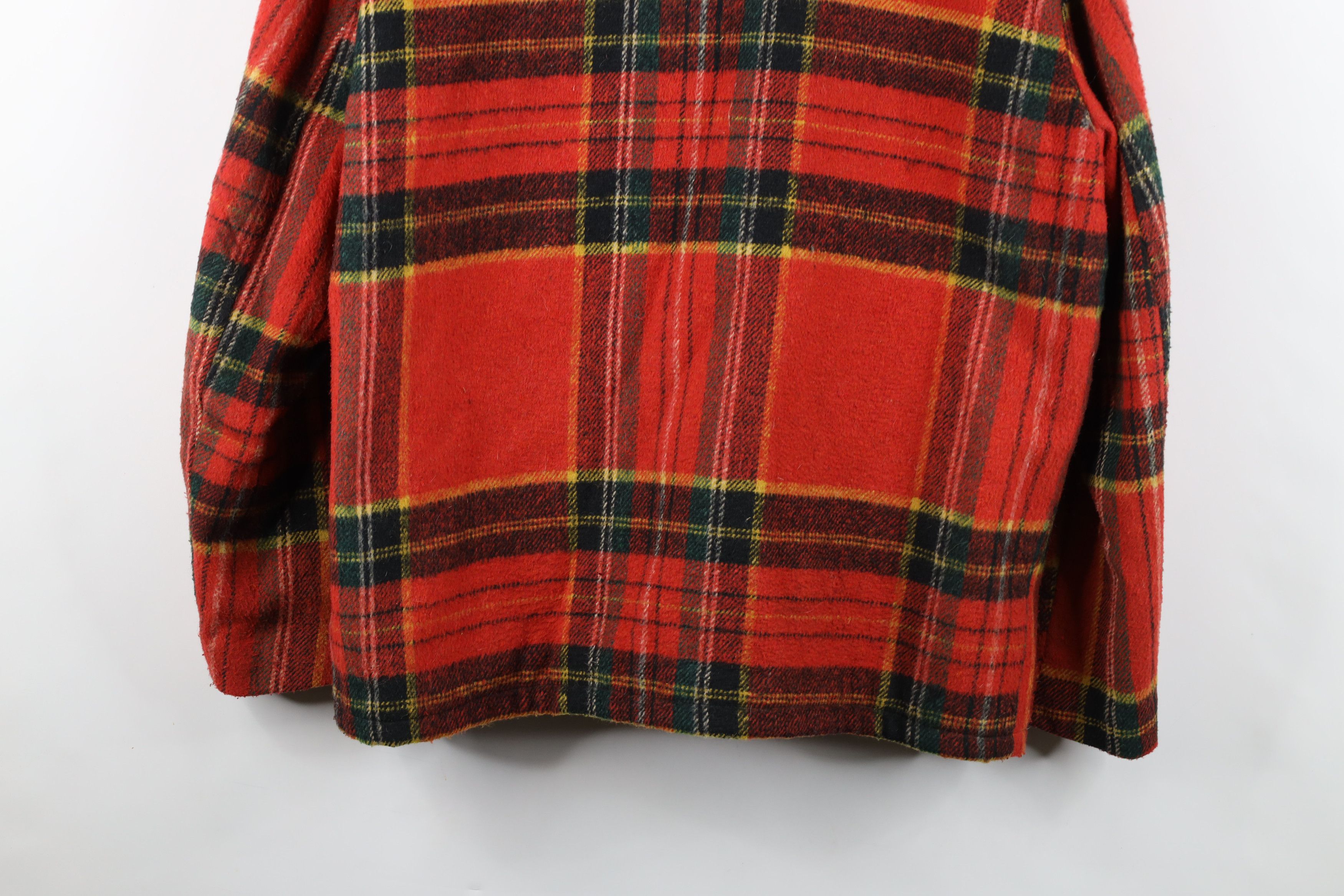 Vintage Vintage 70s Streetwear Fleece Lined Wool Button Jacket USA Size US L / EU 52-54 / 3 - 14 Thumbnail