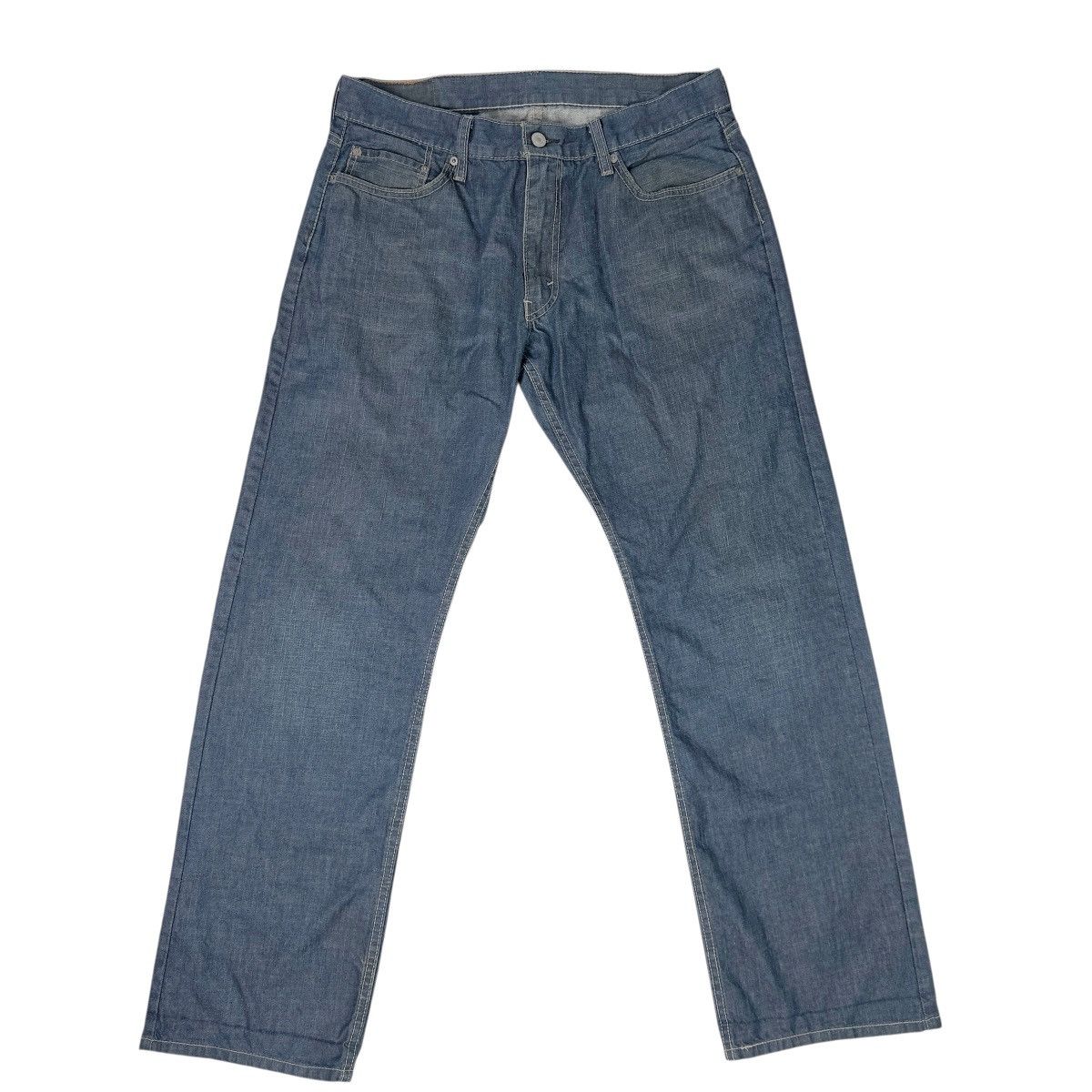 Levi's Levi's 514 Slim Straight Jeans Mens W36 L34 Blue Denim Size US 36 / EU 52 - 4 Thumbnail