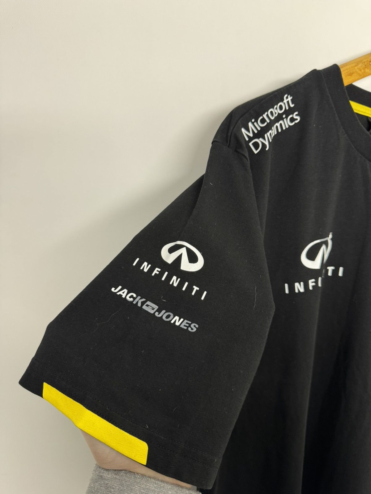 Vintage Infiniti Renault Racing Team Formula One Polo Shirt Jersey Size US L / EU 52-54 / 3 - 14 Thumbnail