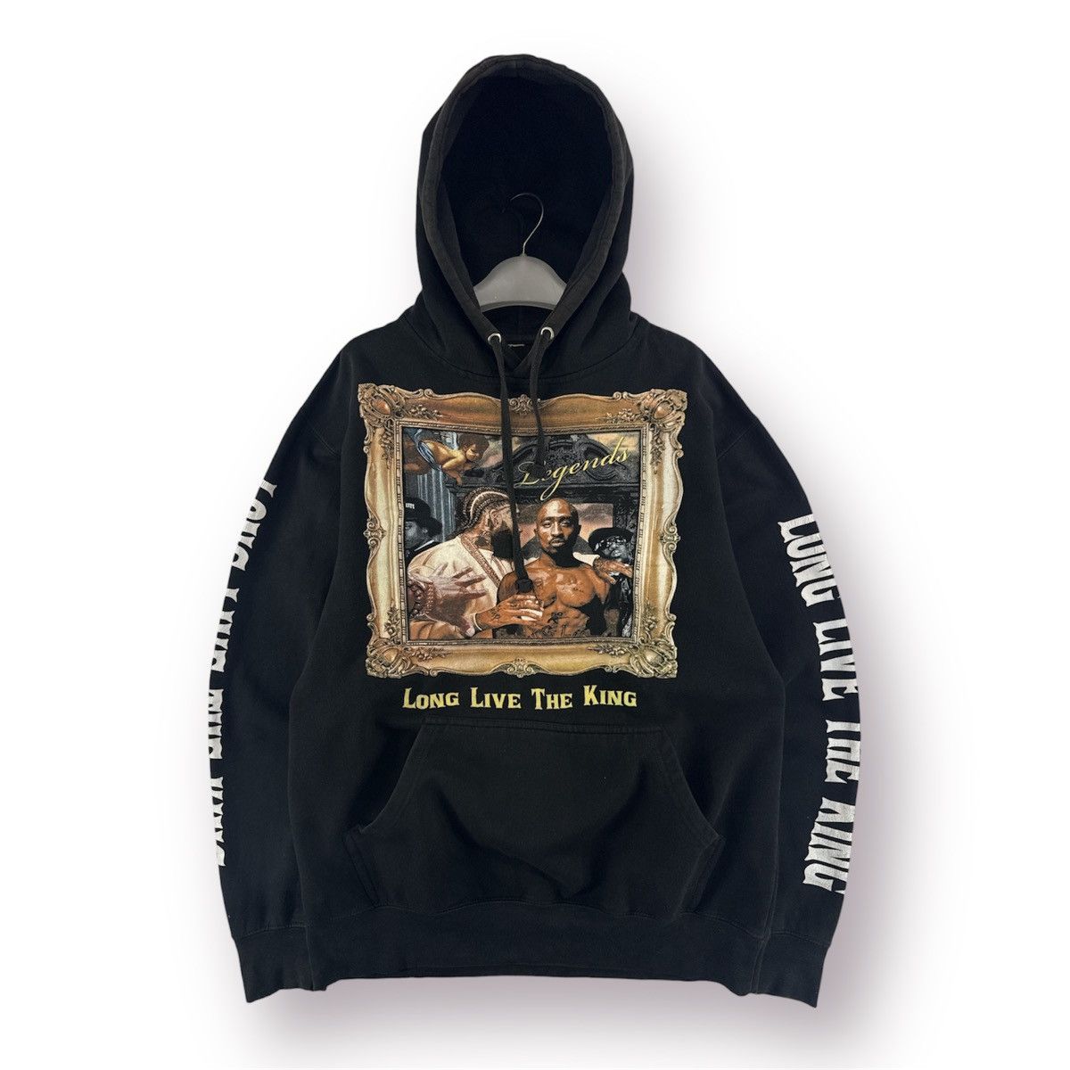 Band Tees 🔥 Lagendary Rappers Long Live the King Tupac Shakur Hoodie Size US M / EU 48-50 / 2 - 5 Thumbnail