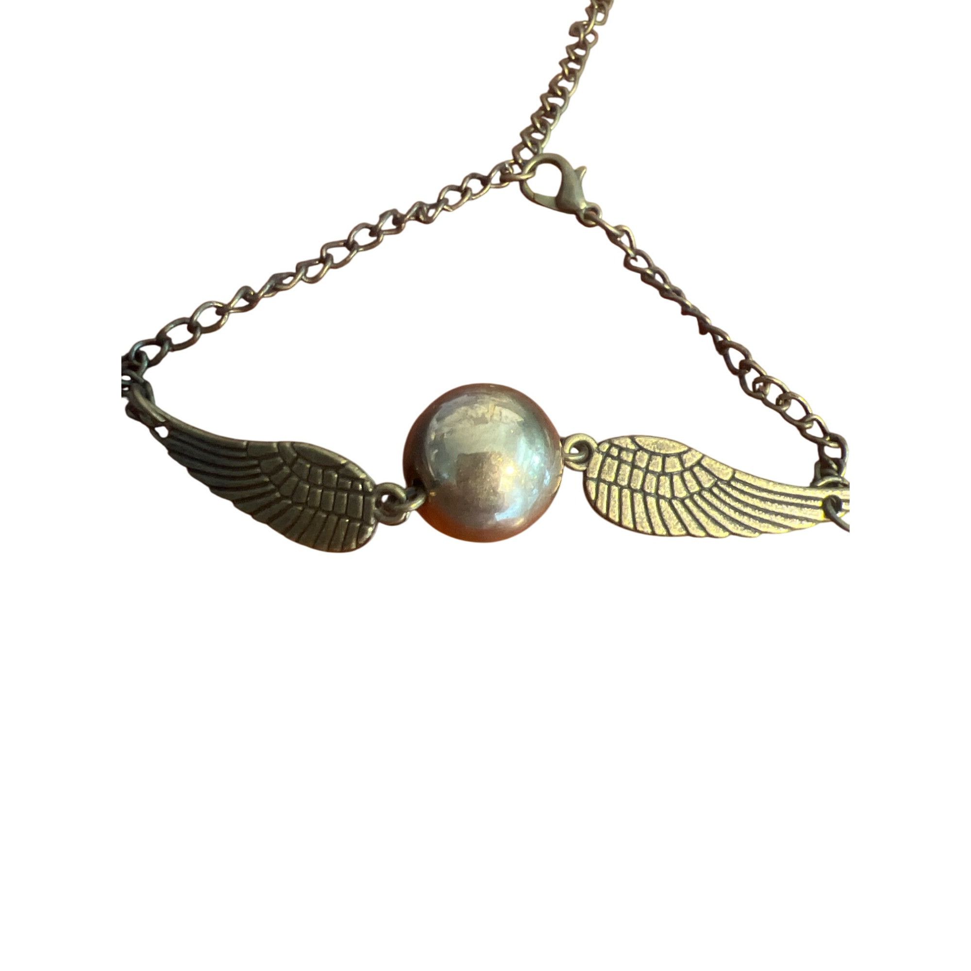 Other 2 Harry Potter Bracelets Antique Gold Tone Hedwig Owl Charm Size ONE SIZE - 5 Thumbnail