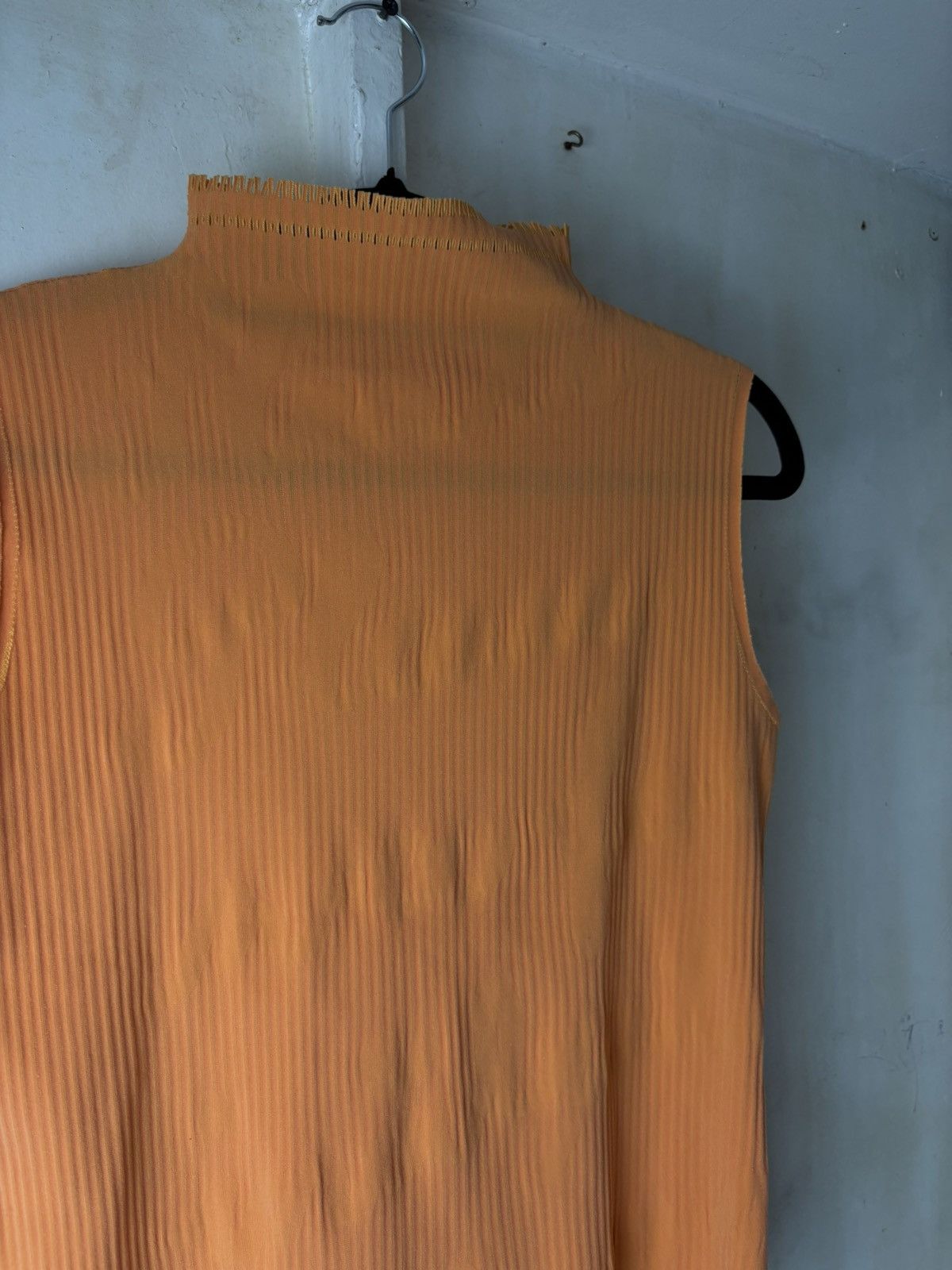 Issey Miyake Pleats Please Mid Neck sleeveless tops