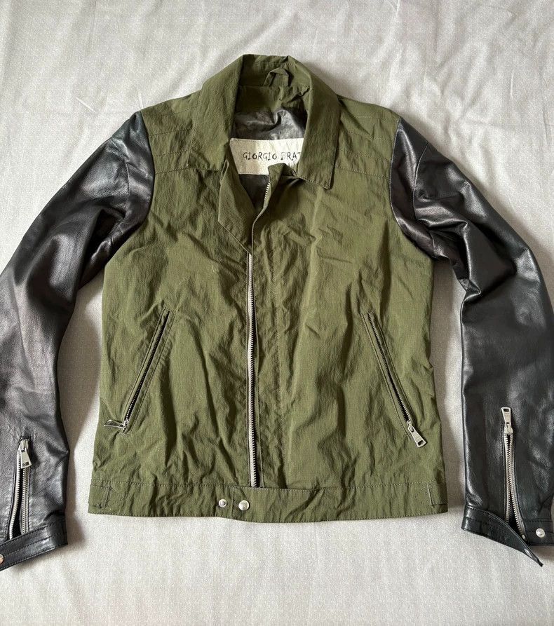 Yohji Yamamoto Giorgio Brato Vintage Leather Jacket Coat-2506 Size M / US 6-8 / IT 42-44 - 4 Thumbnail